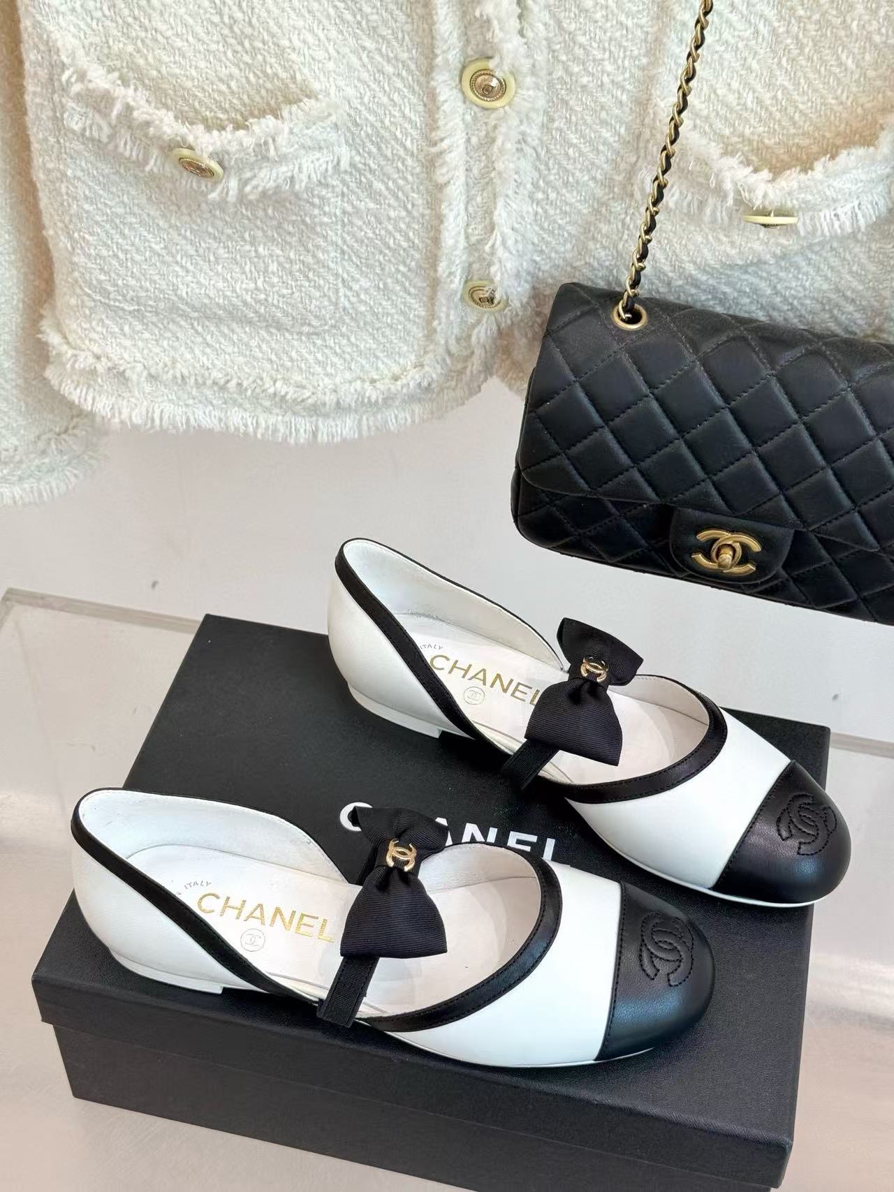 CHANE1 高品質リボンメリージェーンフラットシューズ【50％割引+送料無料】