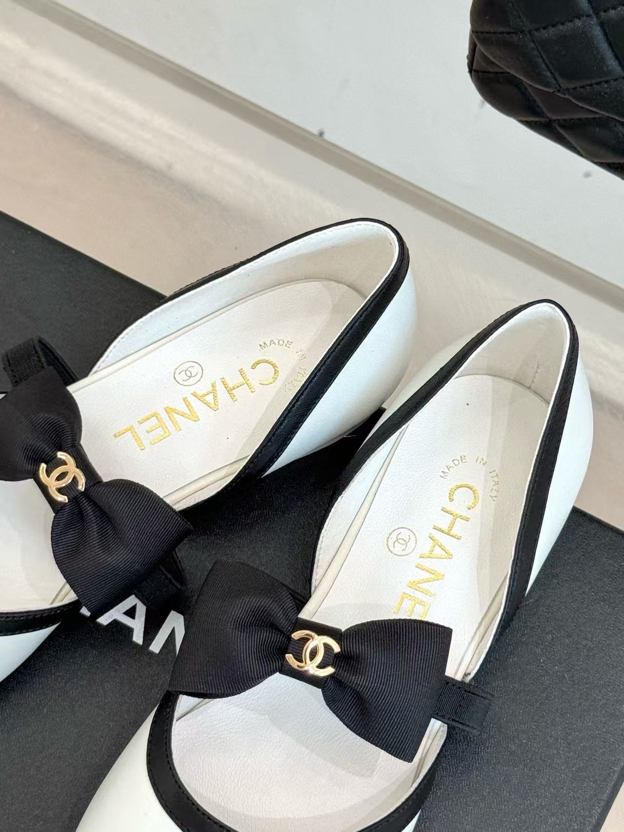 CHANE1 高品質リボンメリージェーンフラットシューズ【50％割引+送料無料】