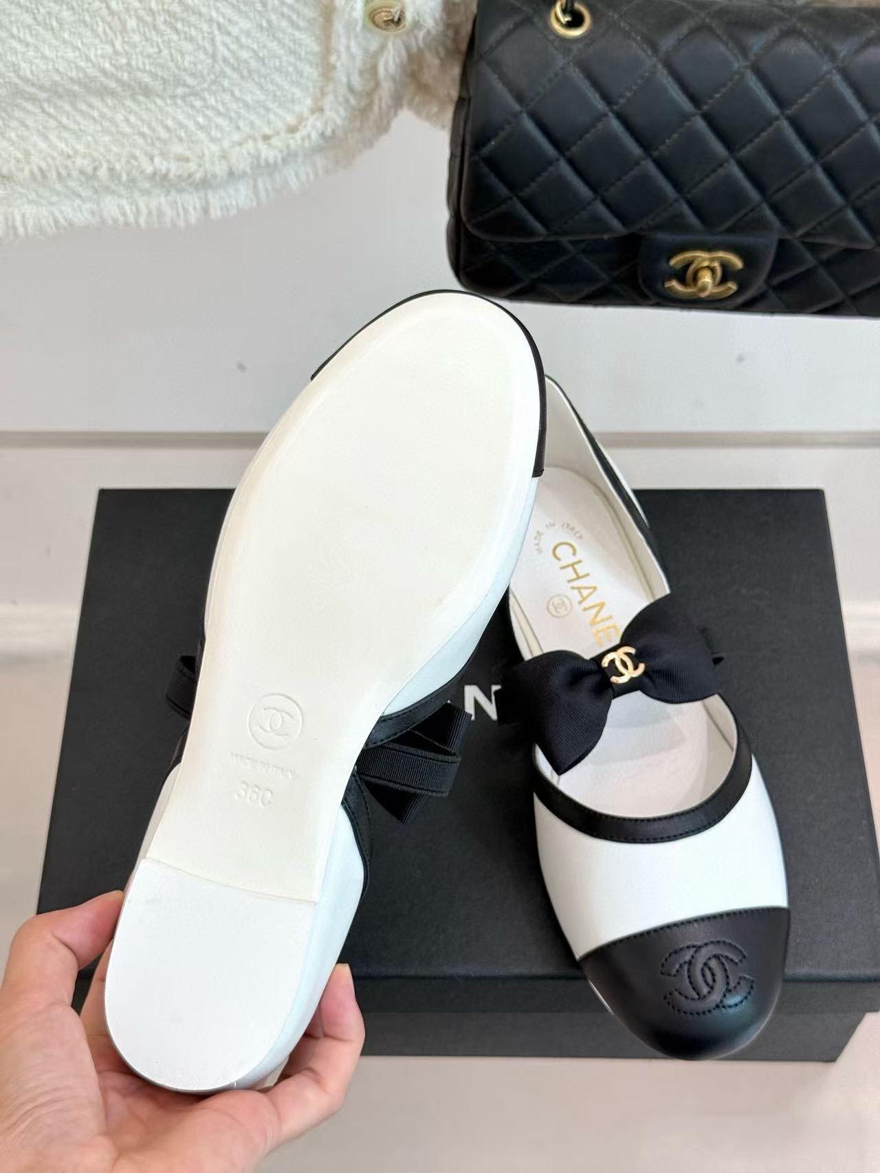 CHANE1 高品質リボンメリージェーンフラットシューズ【50％割引+送料無料】