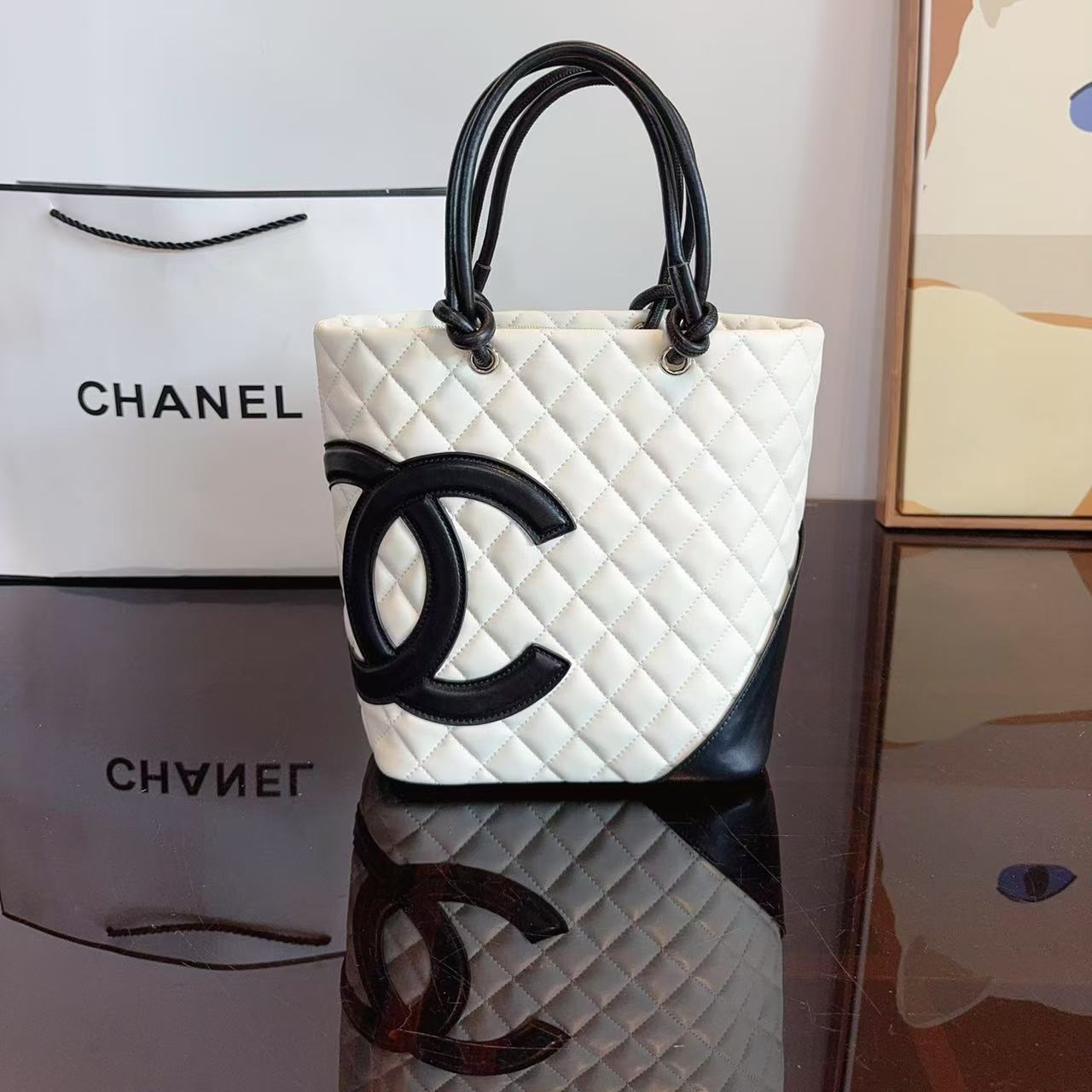 CHANE1 ダブルCハンドバッグ【50％割引+送料無料】