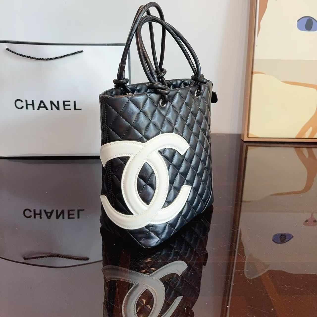 CHANE1 ダブルCハンドバッグ【50％割引+送料無料】