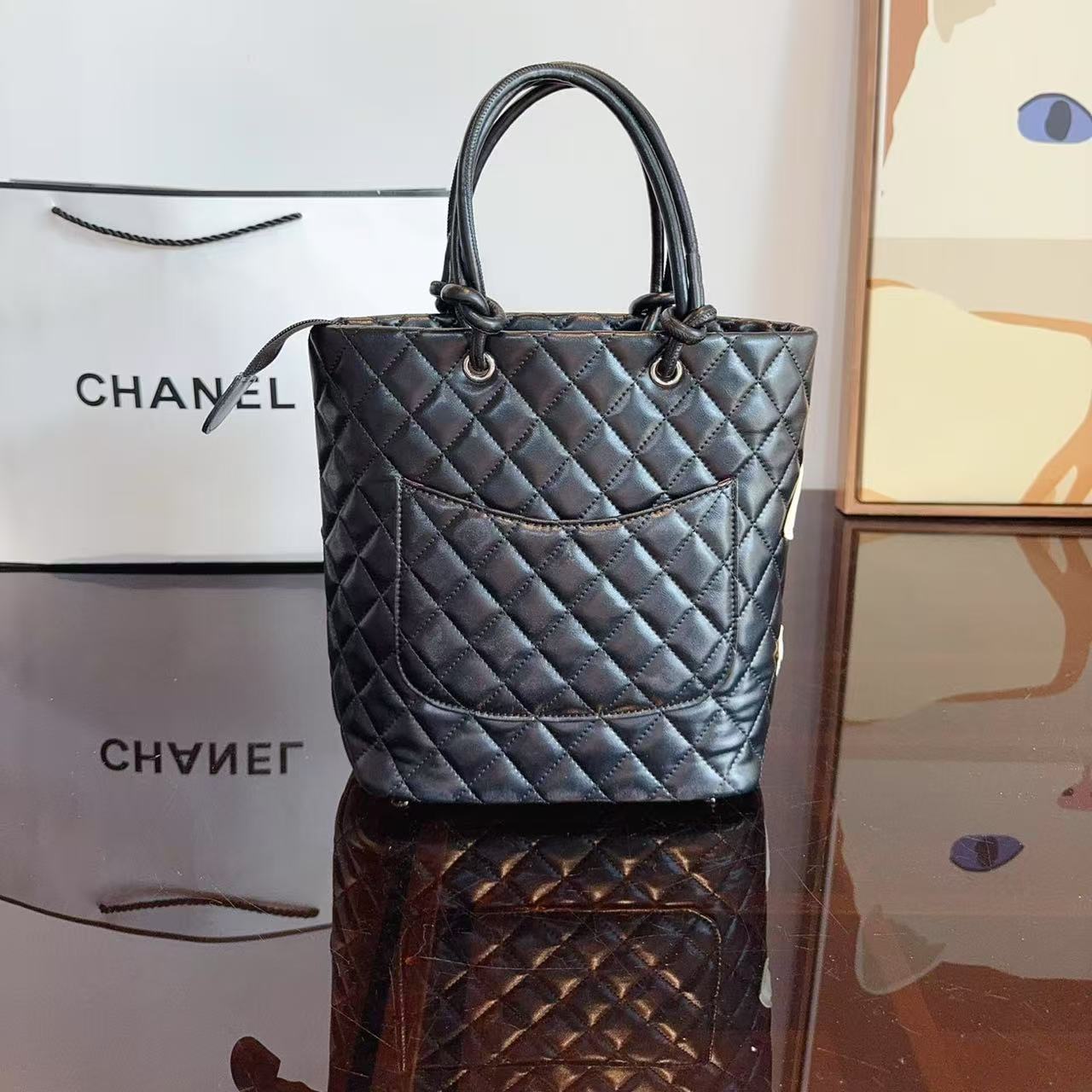 CHANE1 ダブルCハンドバッグ【50％割引+送料無料】