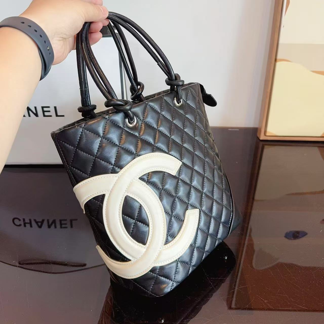 CHANE1 ダブルCハンドバッグ【50％割引+送料無料】