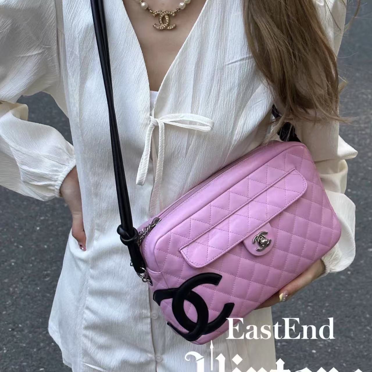 CHANE1 ダブルC カメラバッグ【50％割引+送料無料】