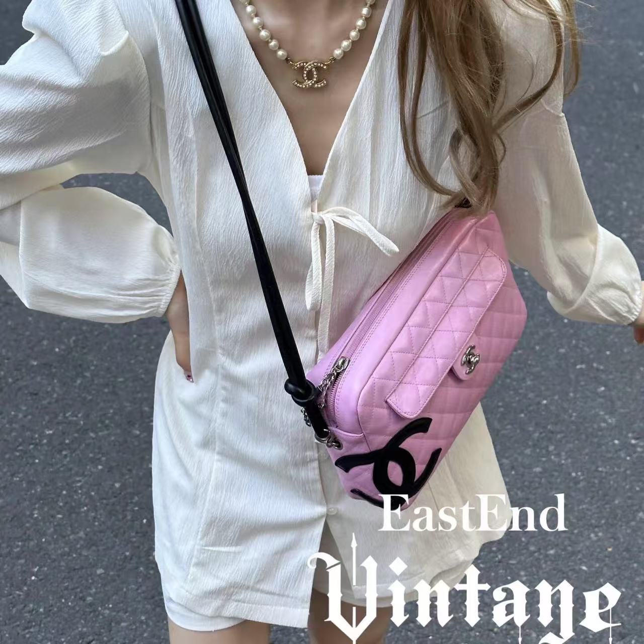 CHANE1 ダブルC カメラバッグ【50％割引+送料無料】