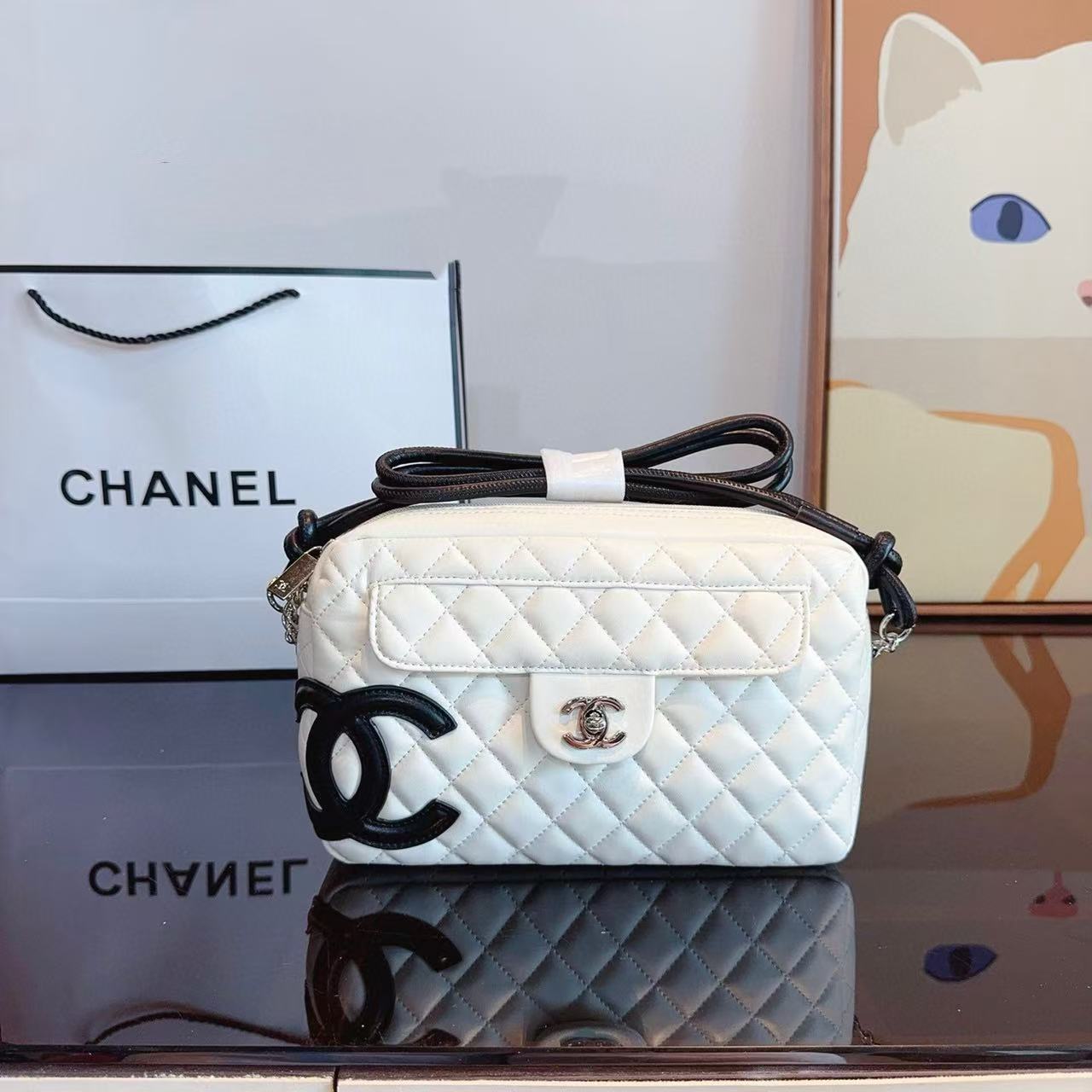 CHANE1 ダブルC カメラバッグ【50％割引+送料無料】