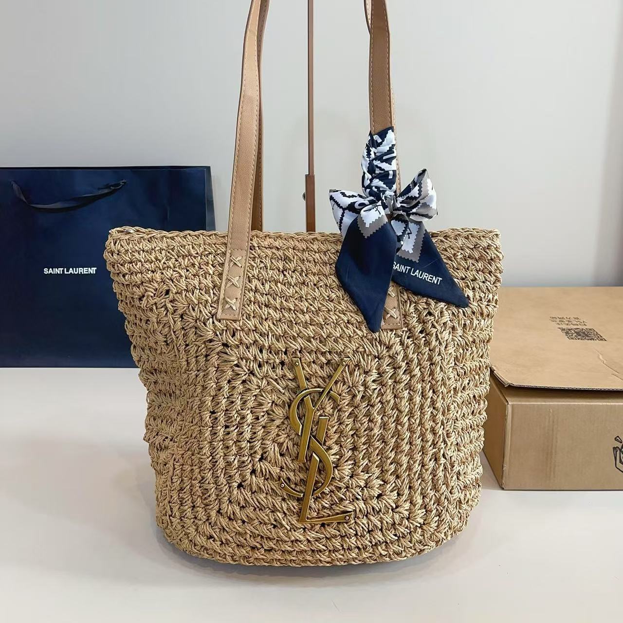 YSL織りショッピングバッグ【50％割引+送料無料】