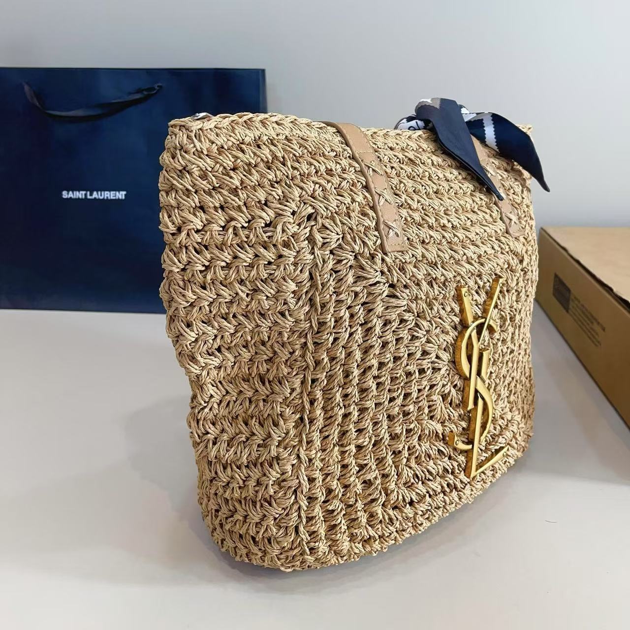 YSL織りショッピングバッグ【50％割引+送料無料】