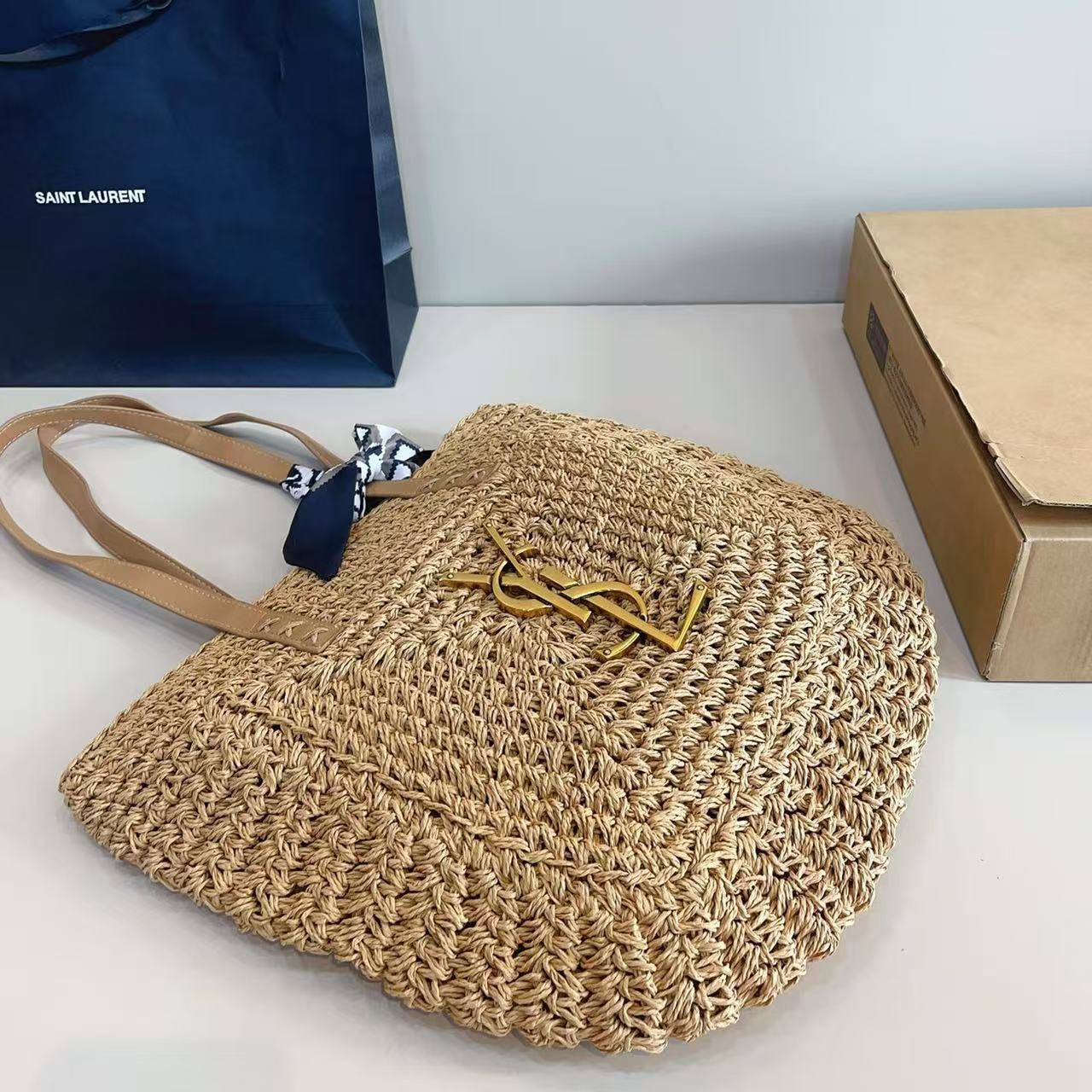 YSL織りショッピングバッグ【50％割引+送料無料】