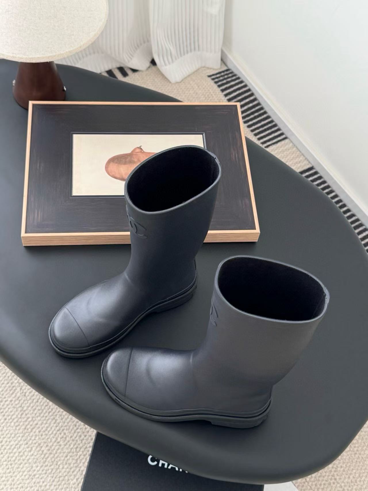 CHANE1 高品質ダブルCレインブーツ【50％割引+送料無料】