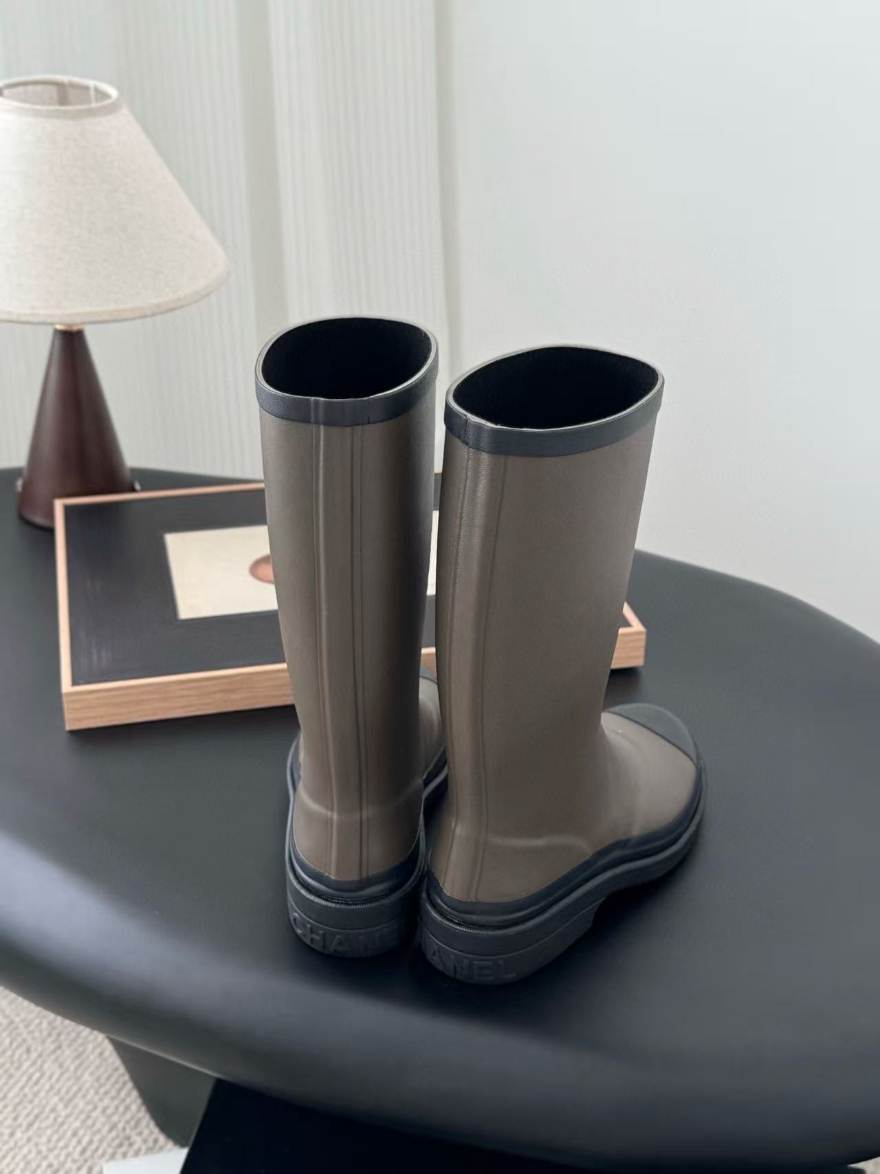 CHANE1 高品質ダブルCレインブーツ【50％割引+送料無料】