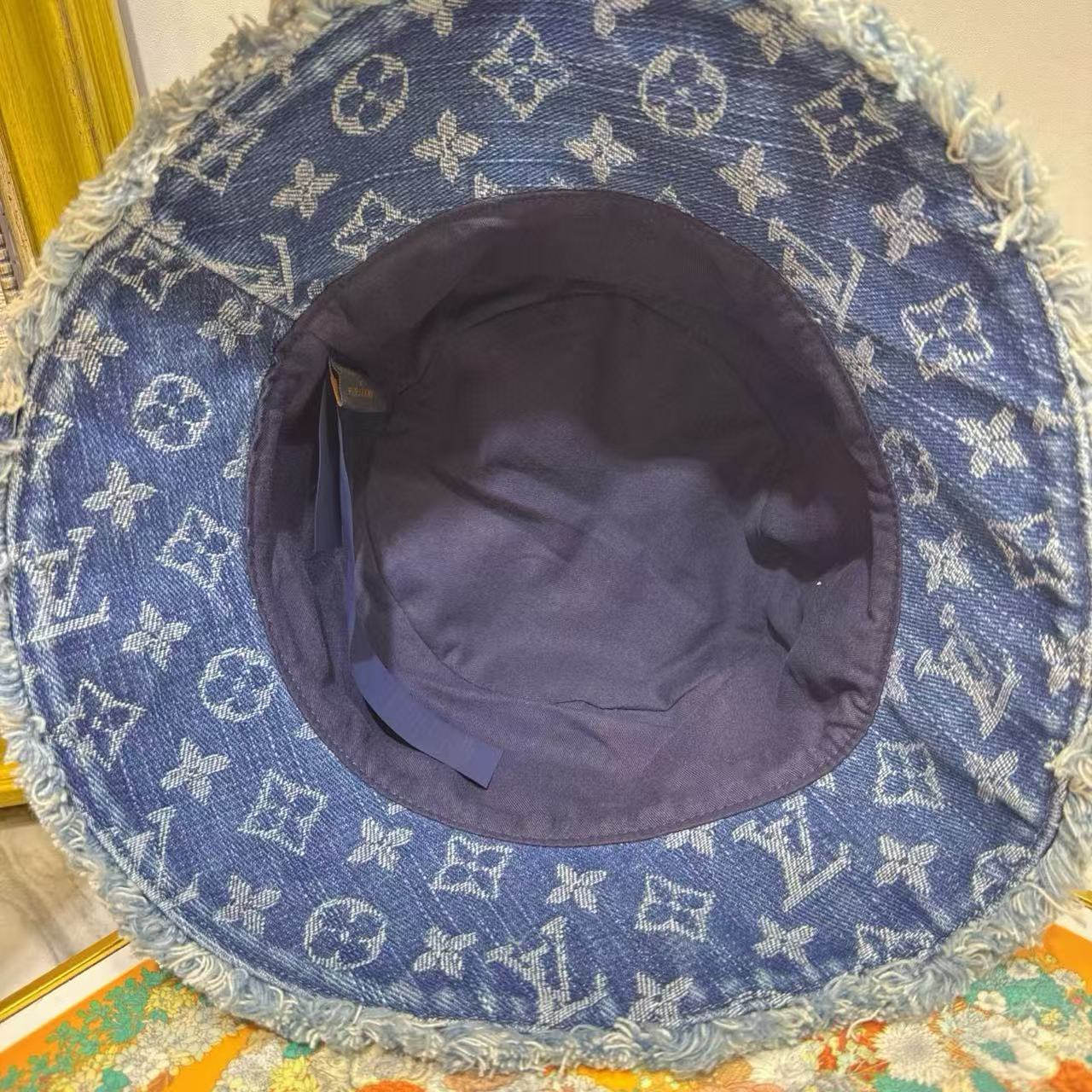 LVチェリーデニムバケットハット【50％割引+送料無料】