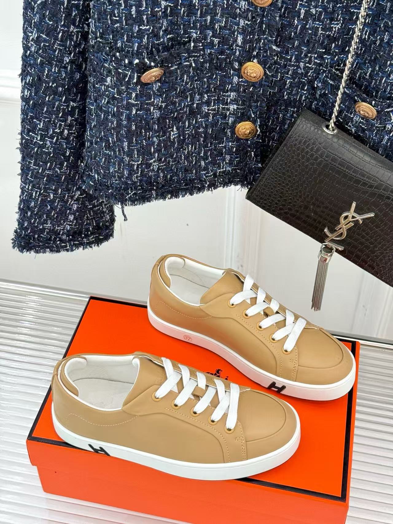 HERME5の高品質クラシックホワイトシューズ【50％割引+送料無料】