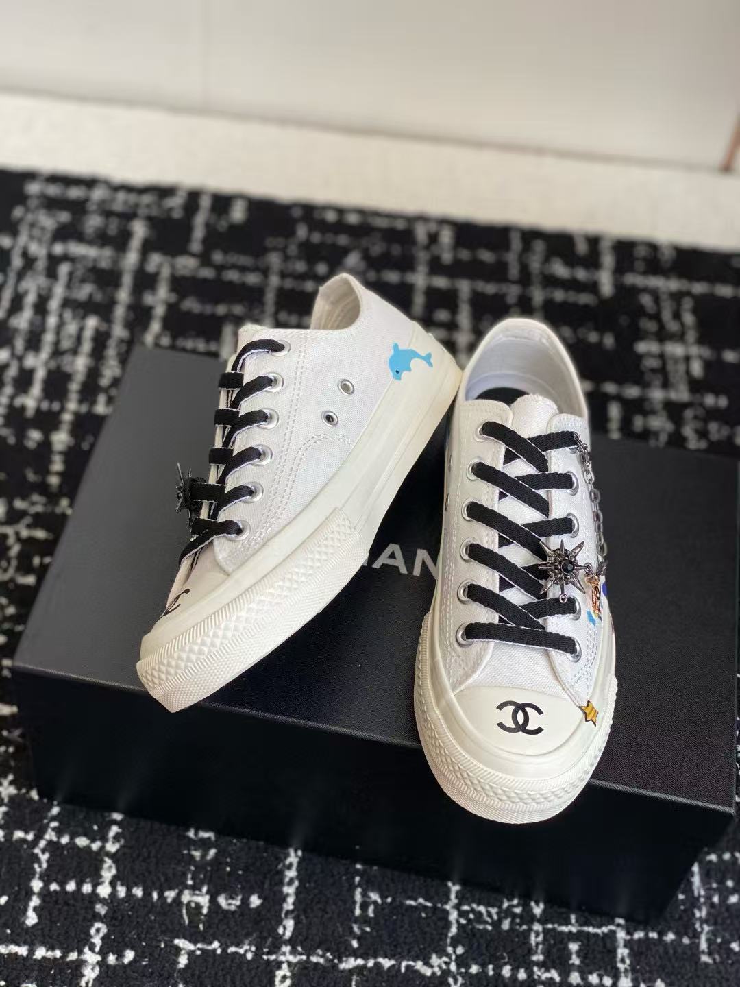 CHANE1 高品質チェーンキャンバスカジュアルシューズ【50％割引+送料無料】