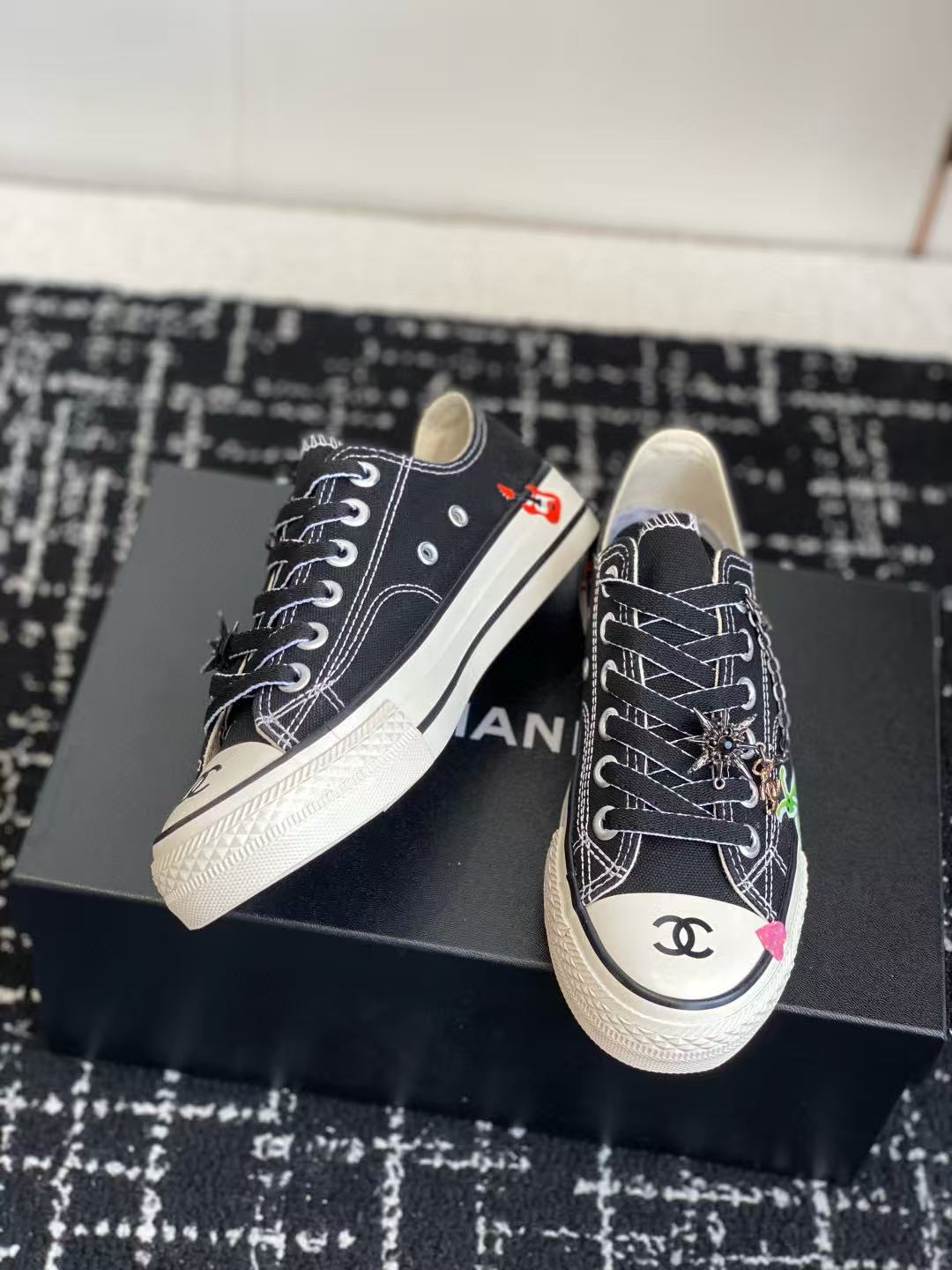 CHANE1 高品質チェーンキャンバスカジュアルシューズ【50％割引+送料無料】