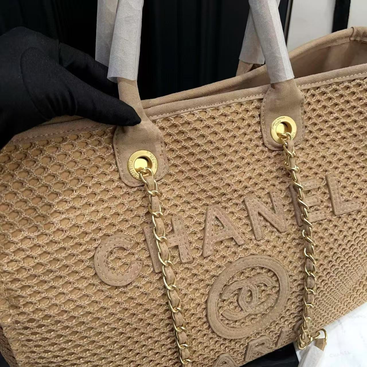 CHANE1 高品質織りビーチバッグ【50％割引+送料無料】