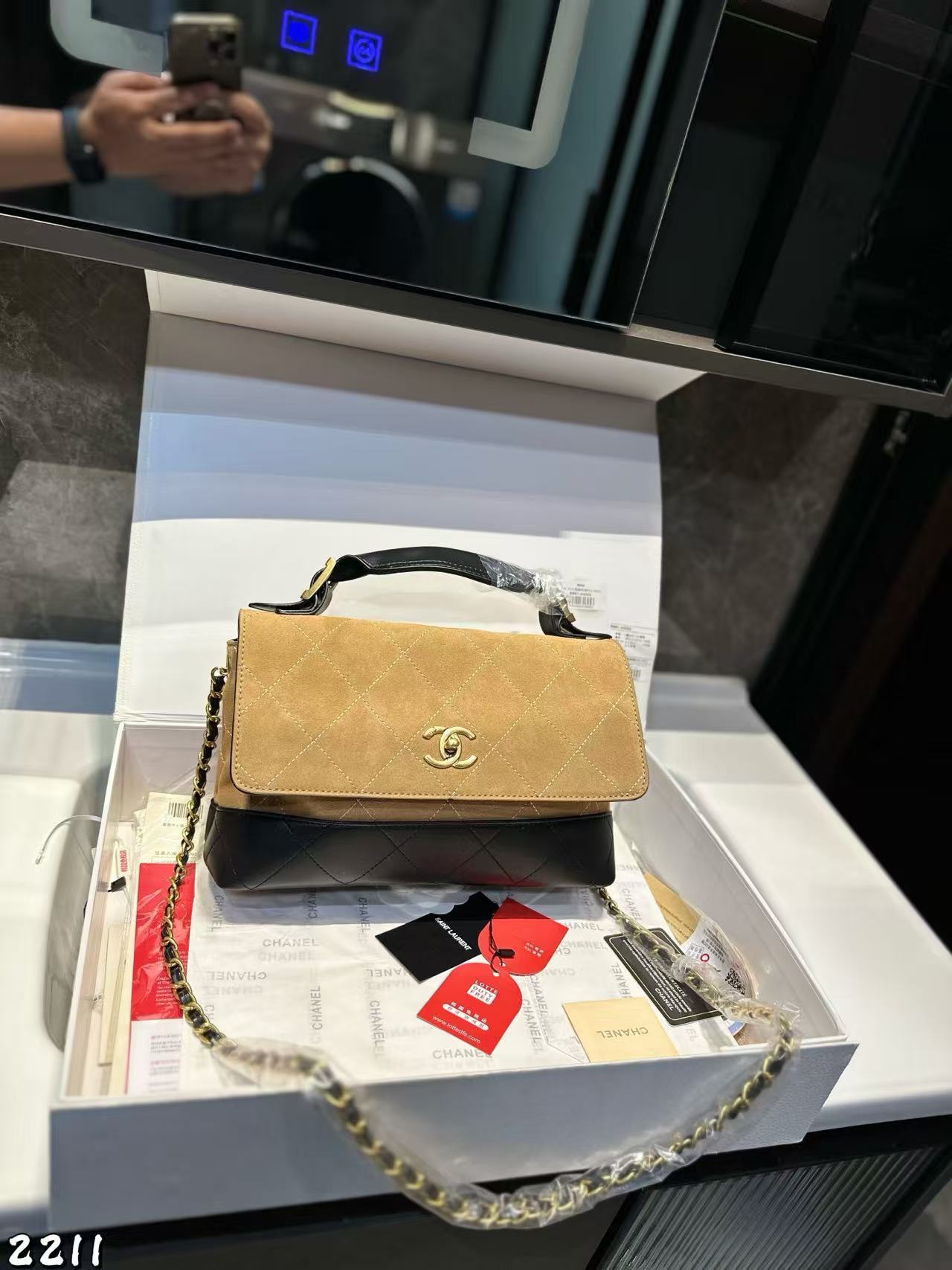 CHANE1 チェーンショッピングバッグ【50％割引+送料無料】