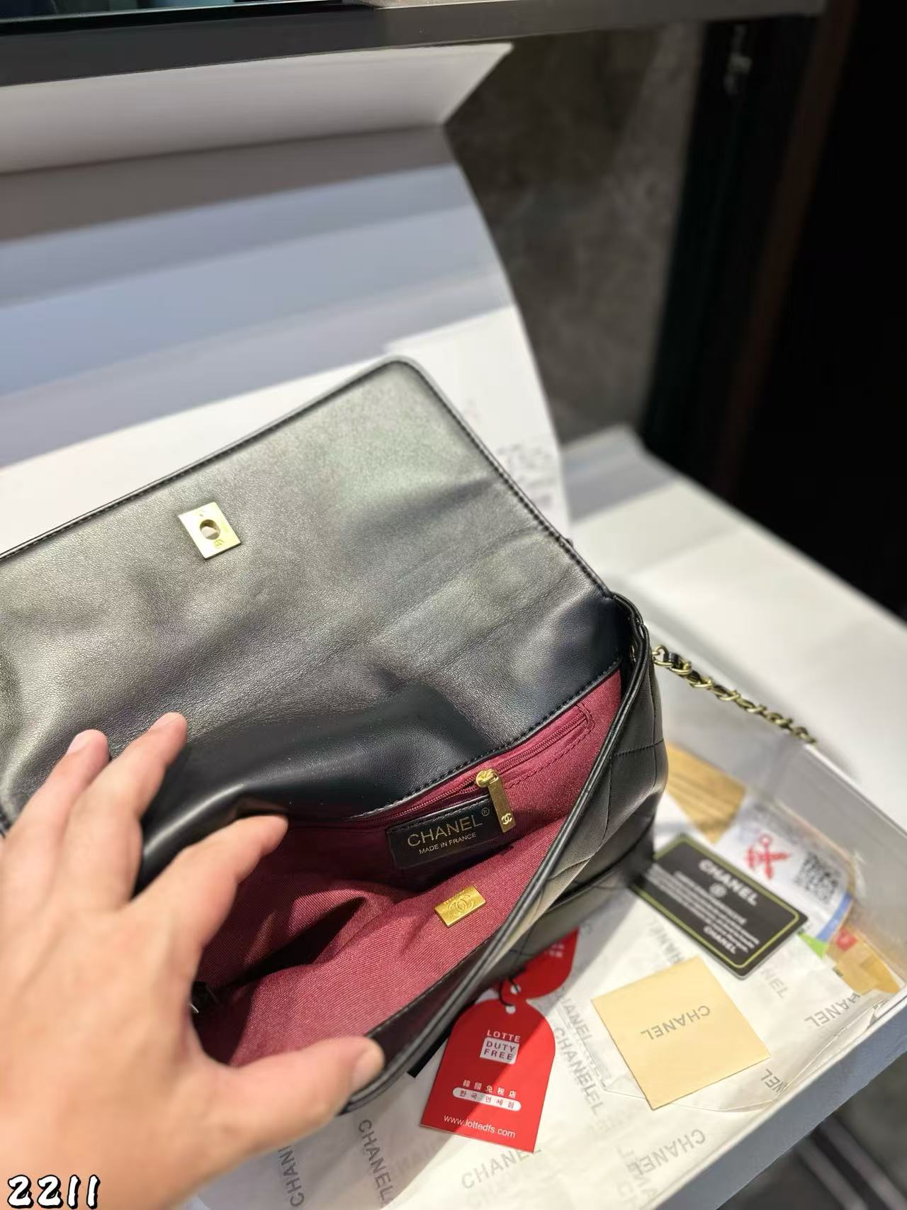 CHANE1 チェーンショッピングバッグ【50％割引+送料無料】