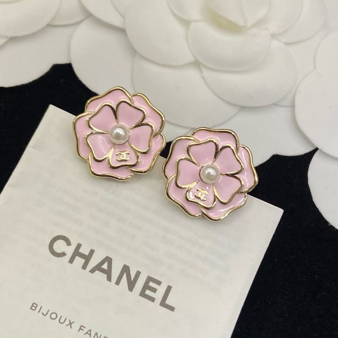 CHANE1 フラワーパールイヤリング【50％割引+送料無料】