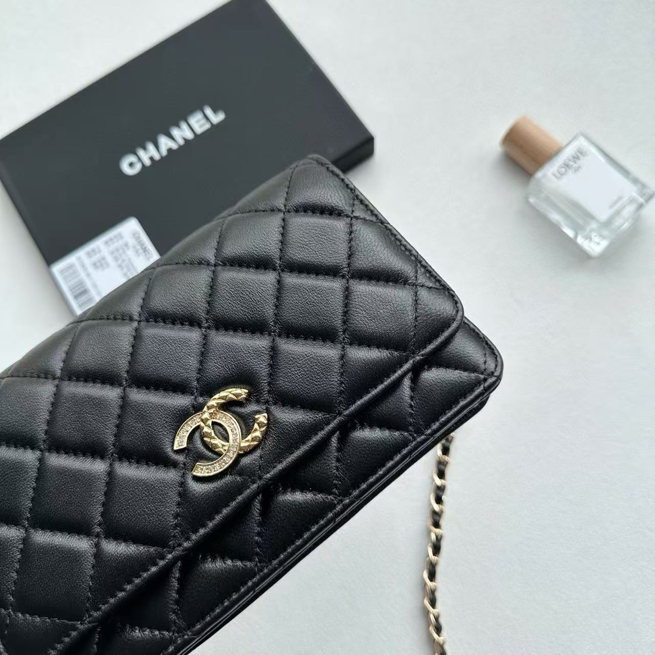 CHANE1 ダブルCチェーンショルダークロスボディバッグ【50％割引+送料無料】