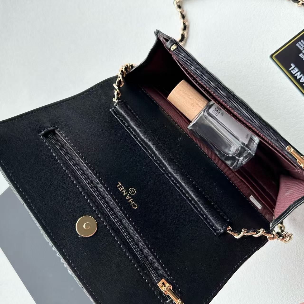 CHANE1 ダブルCチェーンショルダークロスボディバッグ【50％割引+送料無料】