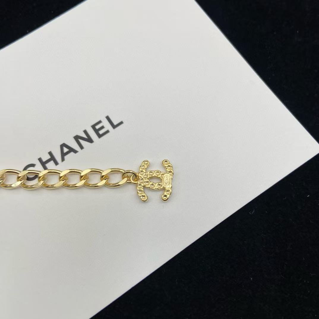 CHANE1 カラフルレターパールネックレス【50％割引+送料無料】