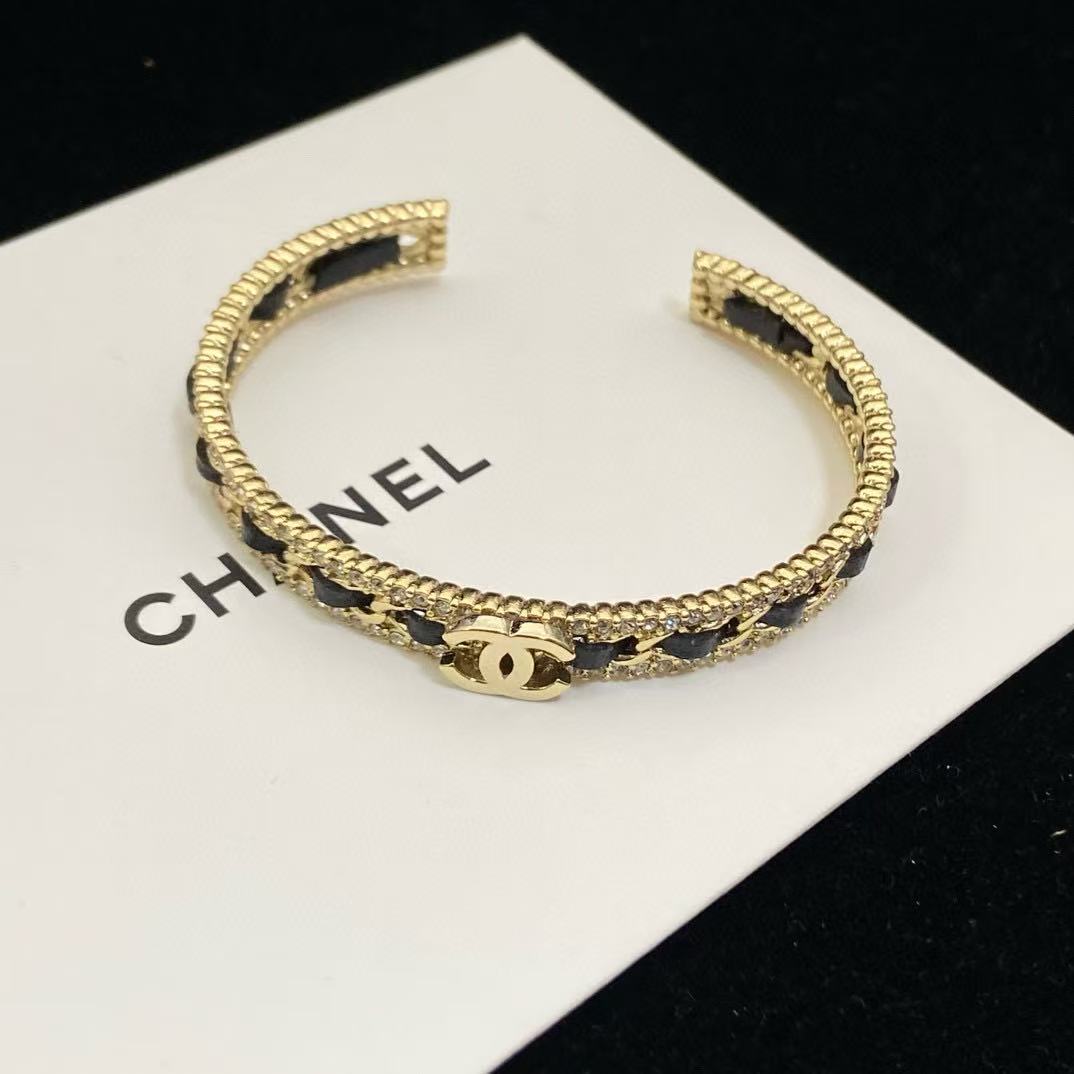 CHANE1 ダブルC フルダイヤモンドブレスレット【50％割引+送料無料】