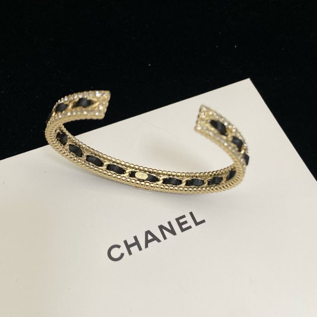 CHANE1 ダブルC フルダイヤモンドブレスレット【50％割引+送料無料】