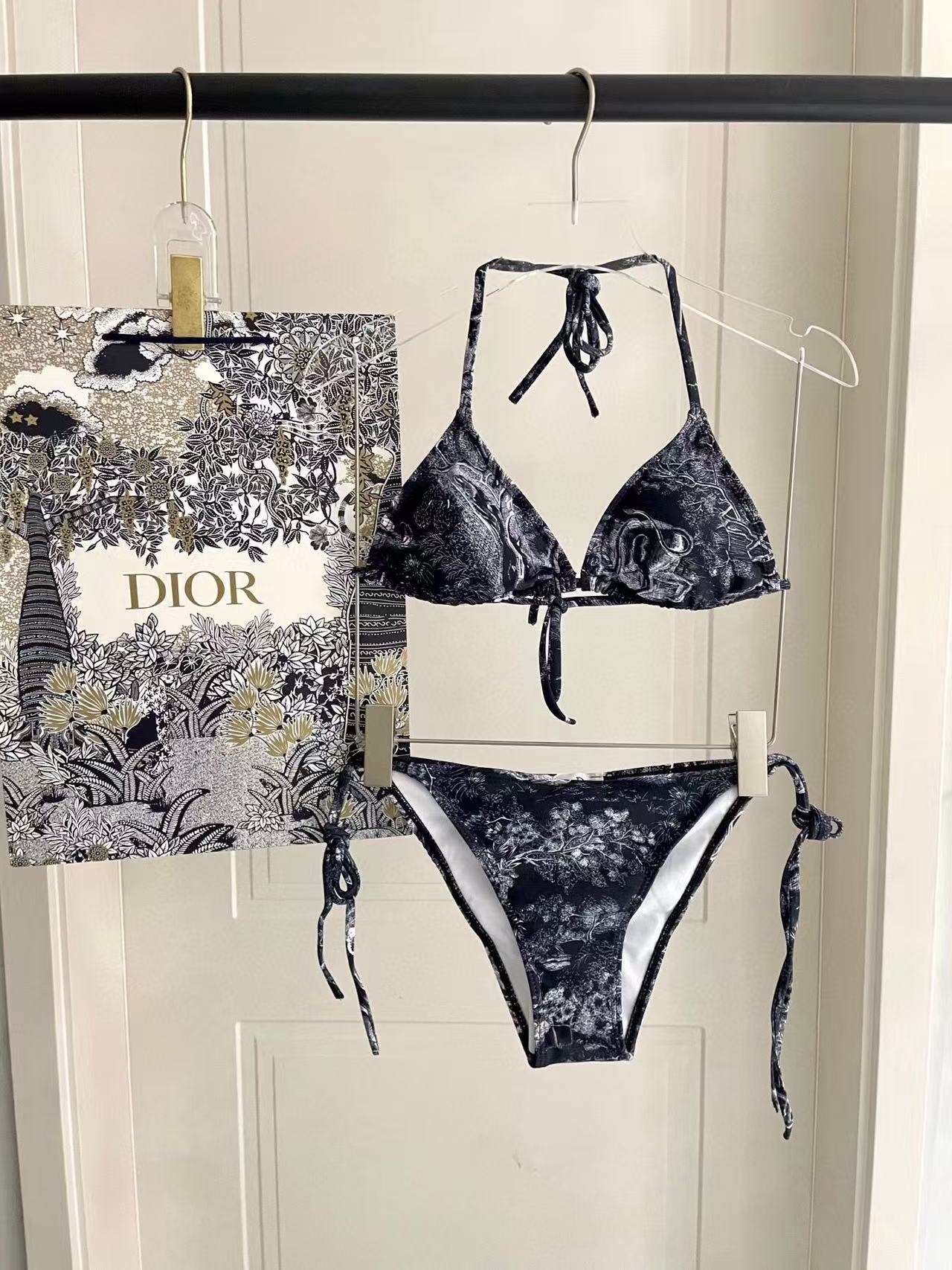 DI0R アニマルプリント スリーピース水着【50％割引+送料無料】