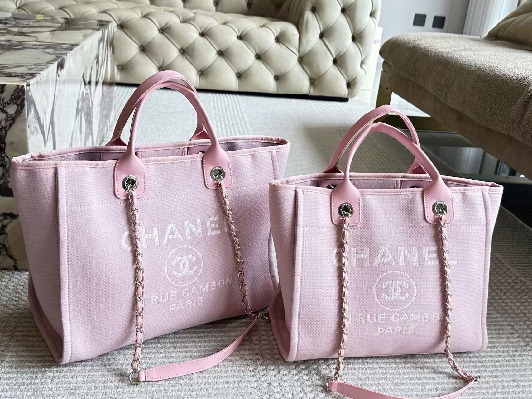 CHANE1 チェーンデニムビーチバッグ【50％割引+送料無料】