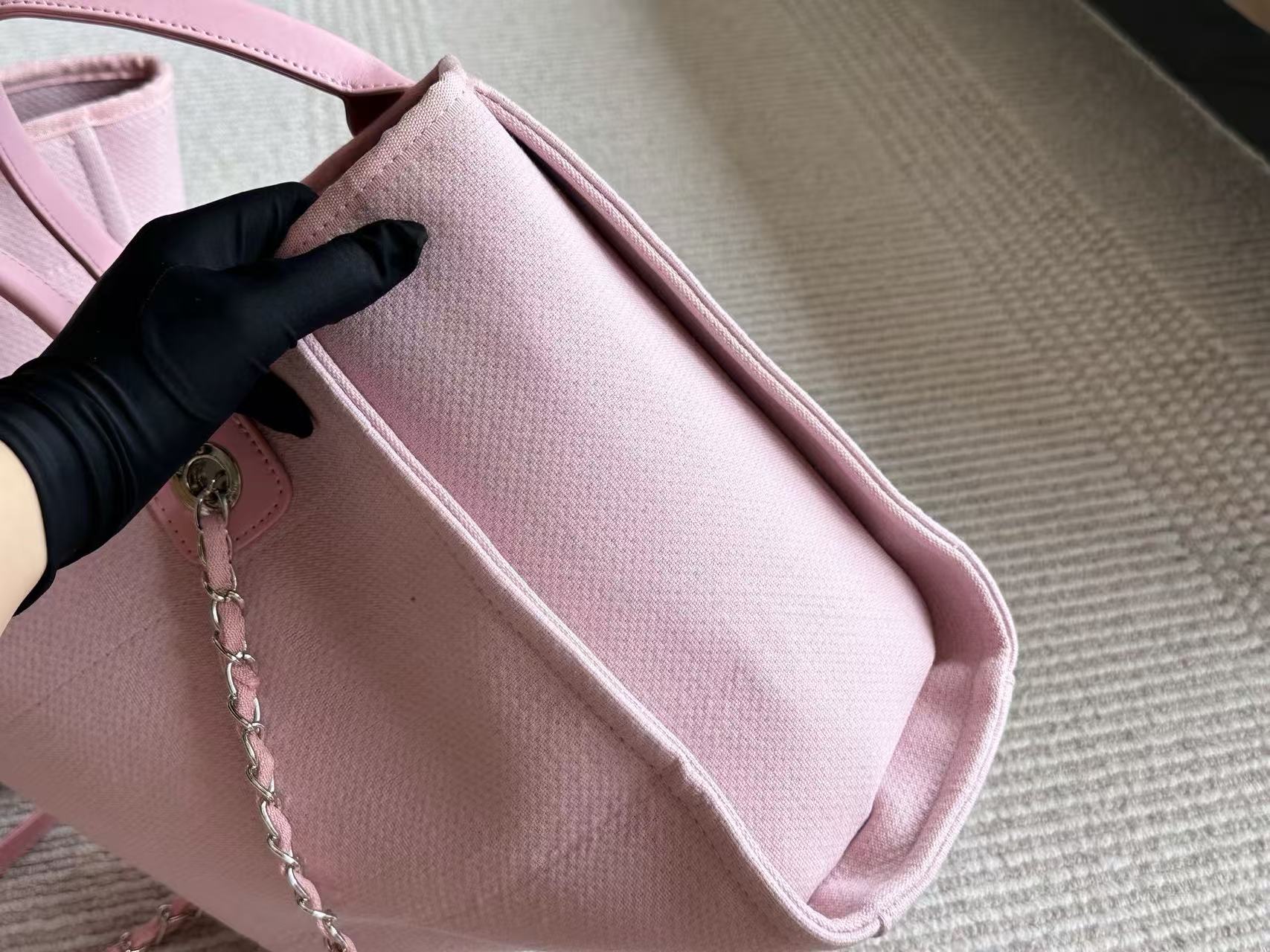 CHANE1 チェーンデニムビーチバッグ【50％割引+送料無料】