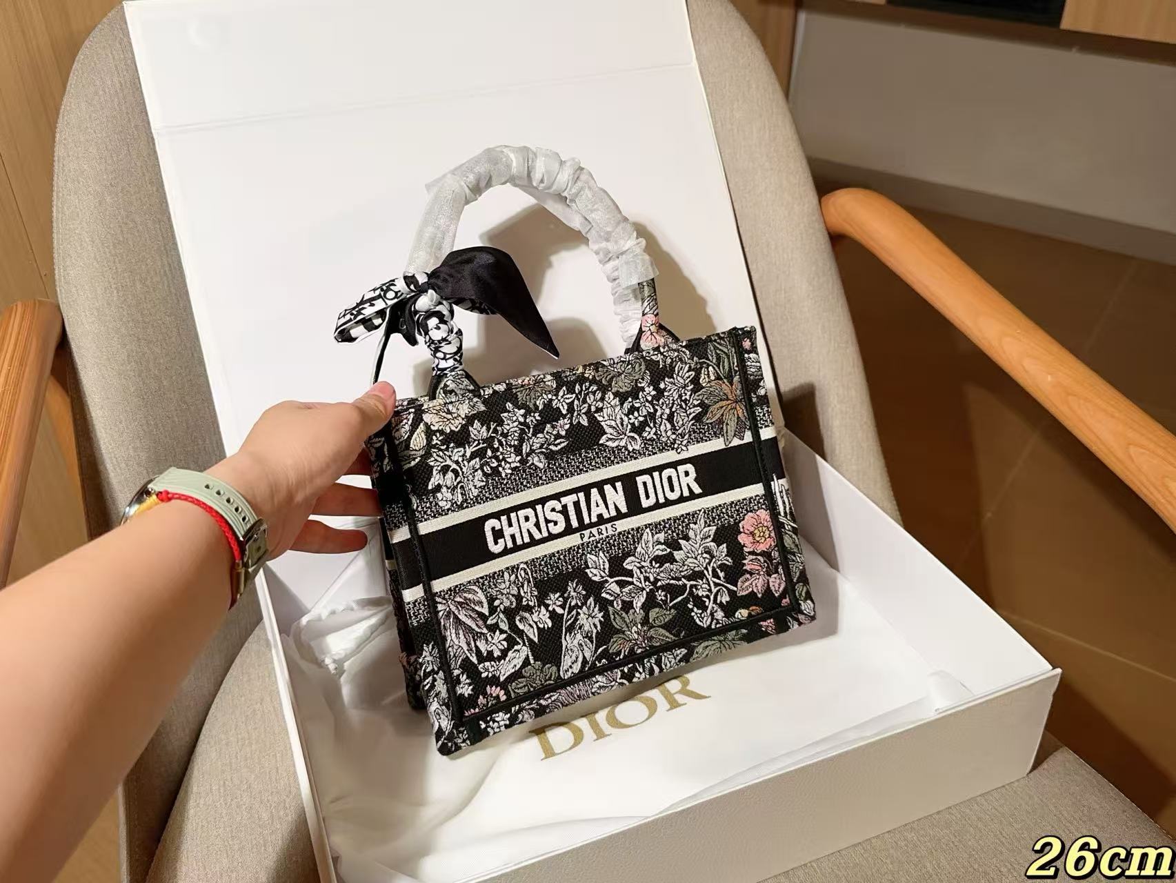 DI0Rプリントショッピングバッグ【50％割引+送料無料】