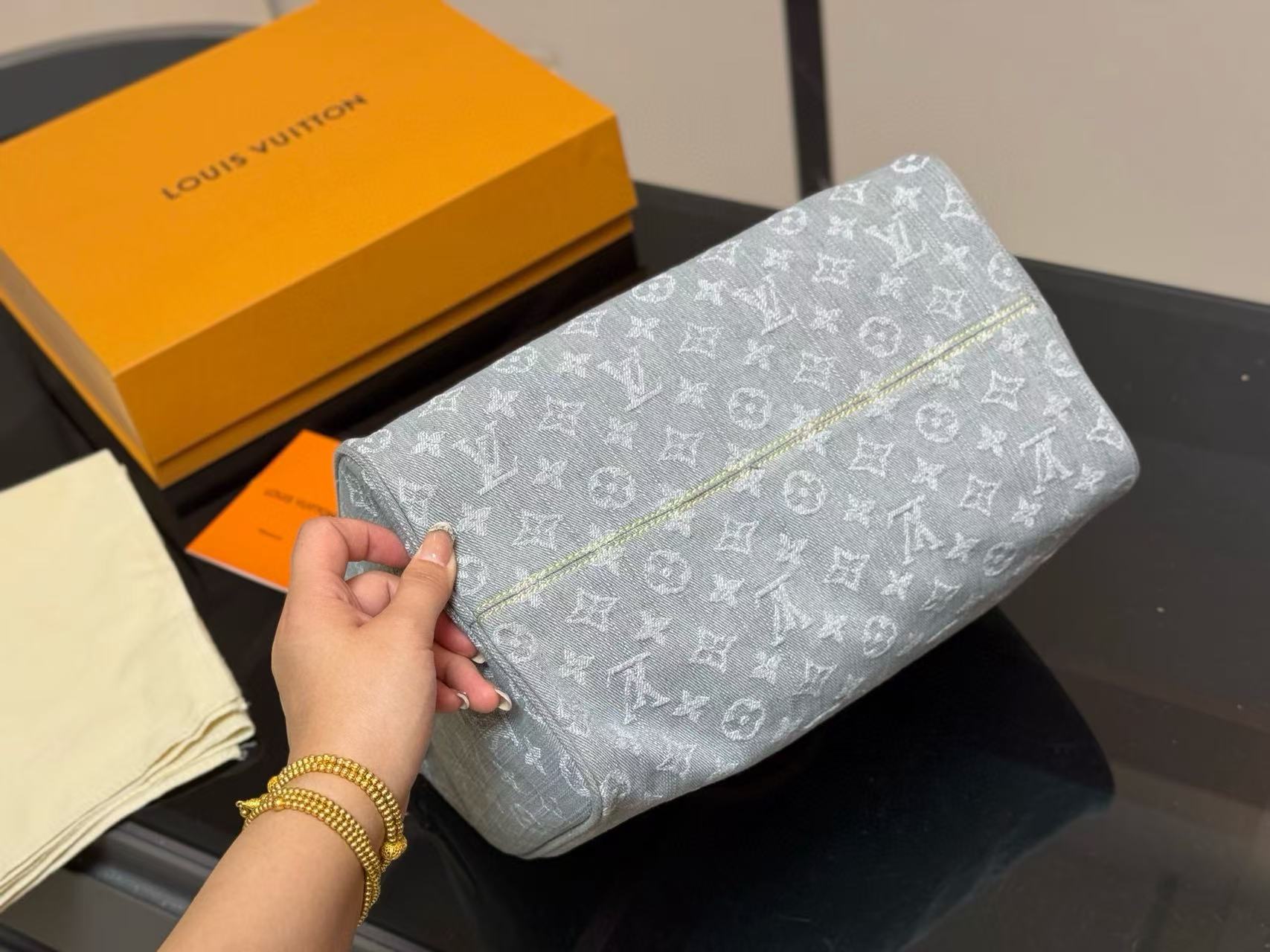 LV keepallプリントハンドバッグ【50％割引+送料無料】
