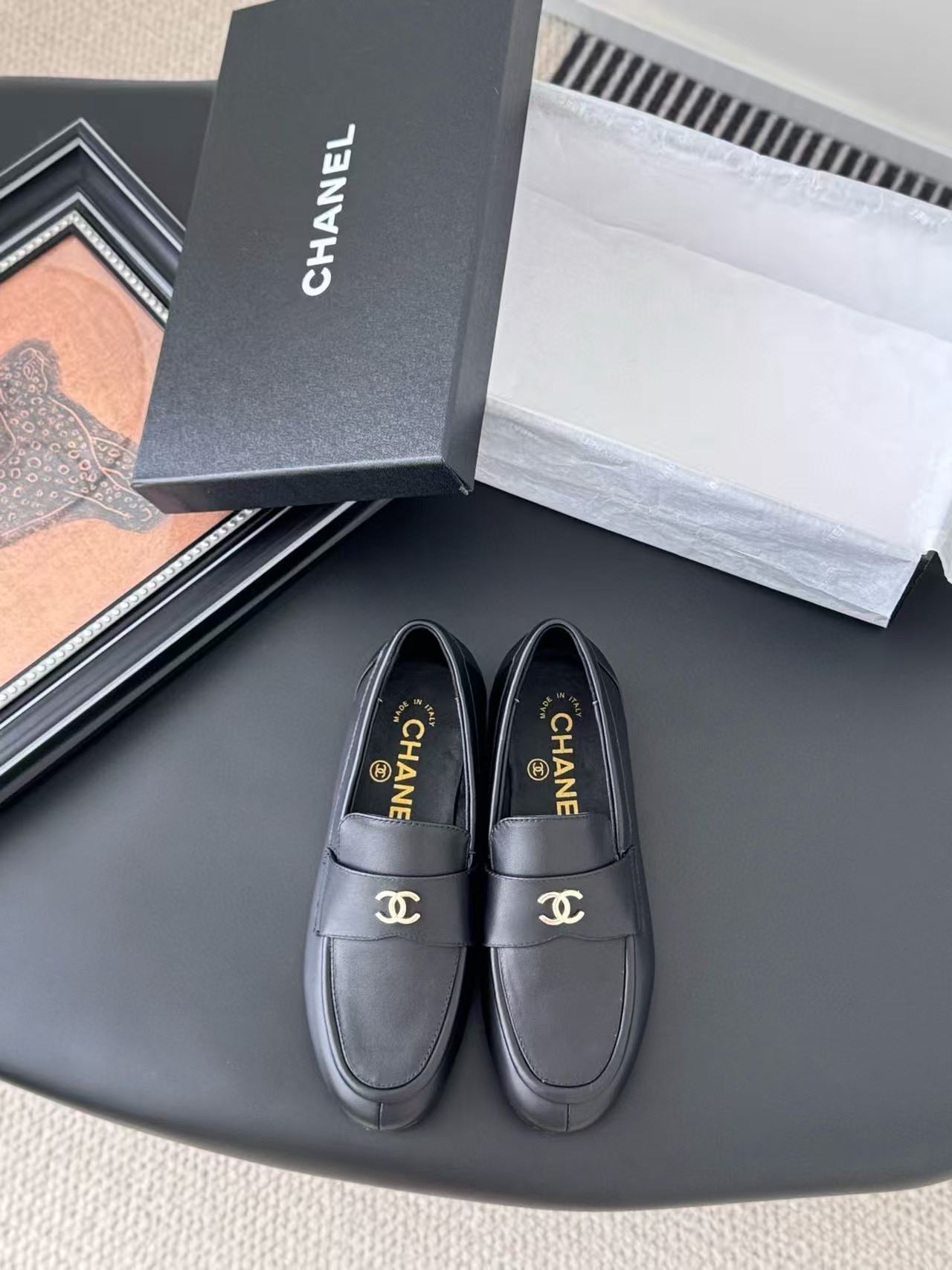 CHANE1 高品質ダブルCローファー【50％割引+送料無料】