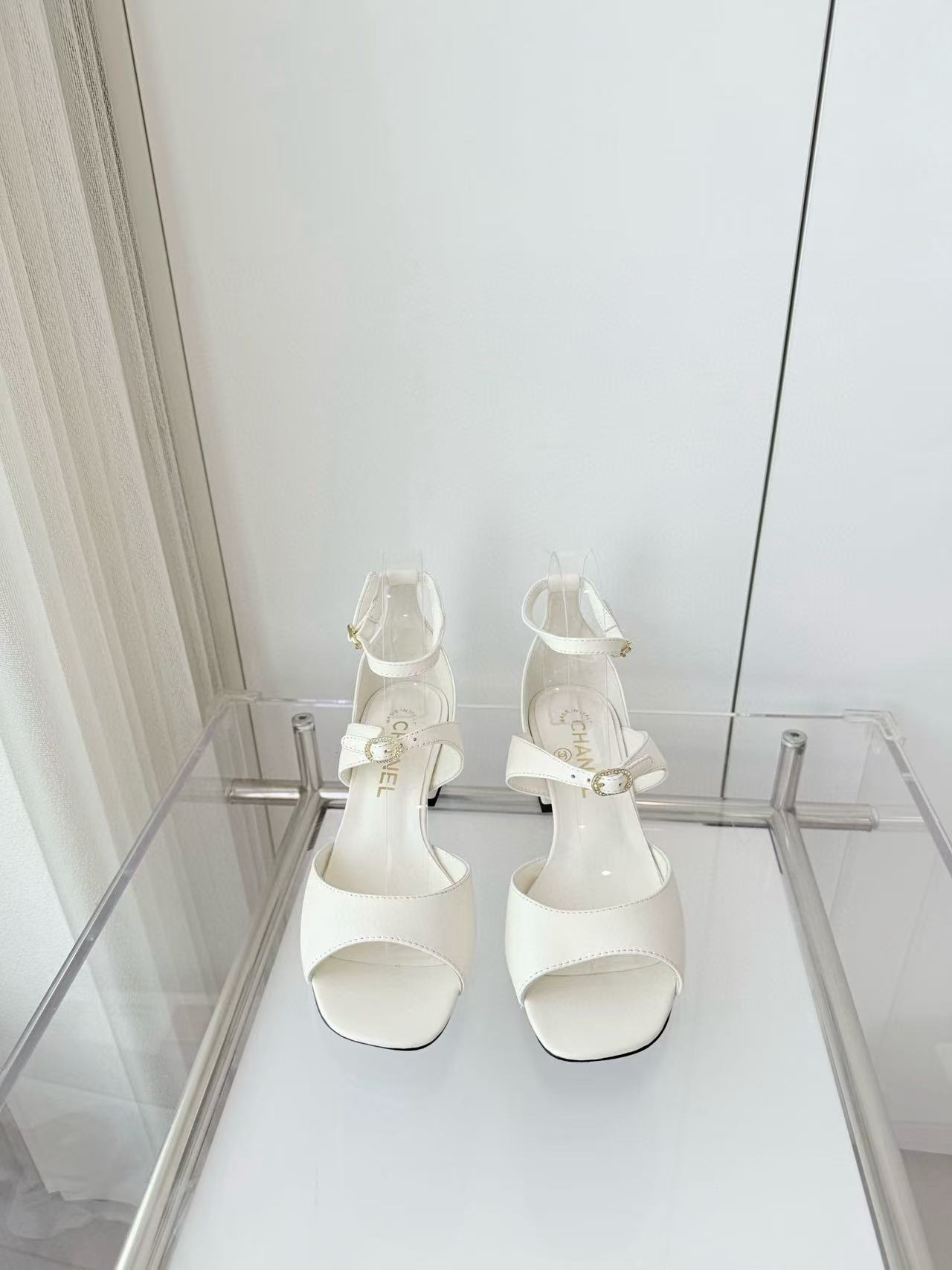 CHANE1 高級シープスキンハイヒールサンダル【50％割引+送料無料】