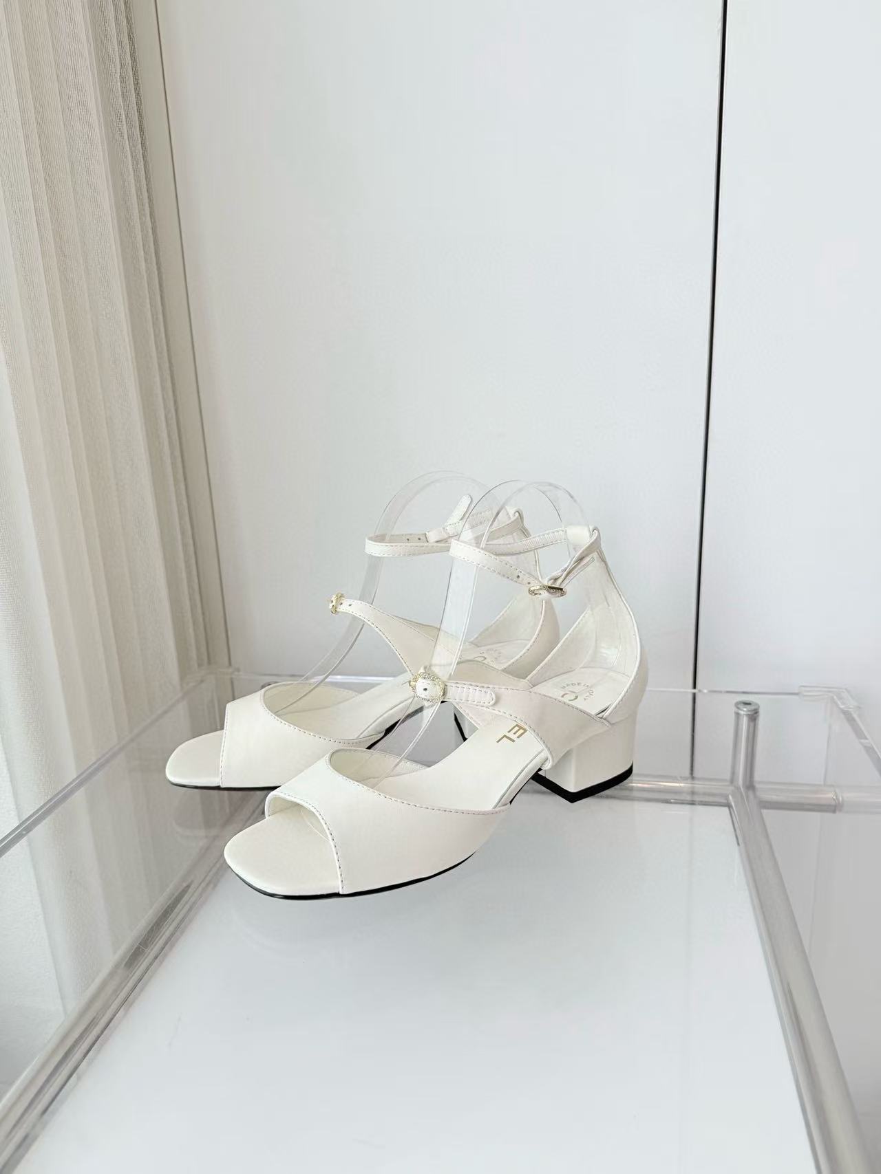 CHANE1 高級シープスキンハイヒールサンダル【50％割引+送料無料】