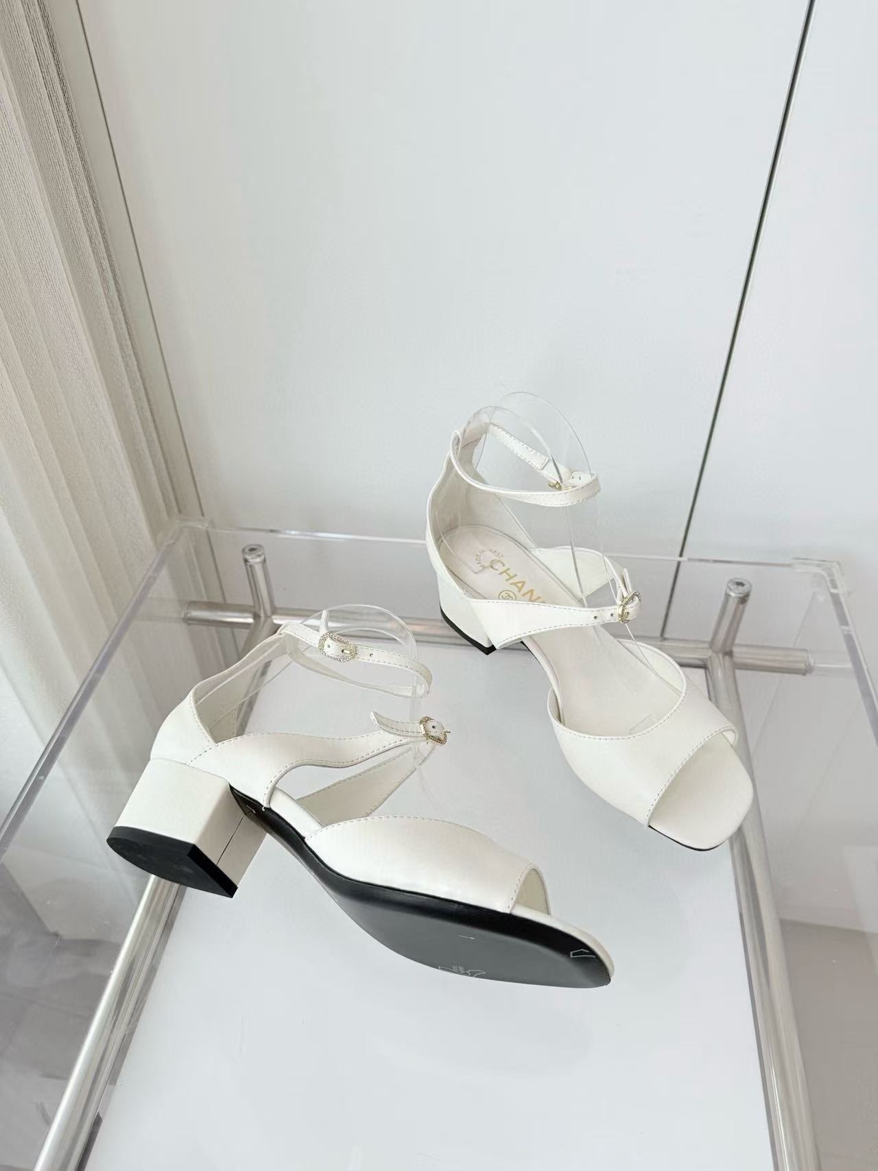 CHANE1 高級シープスキンハイヒールサンダル【50％割引+送料無料】