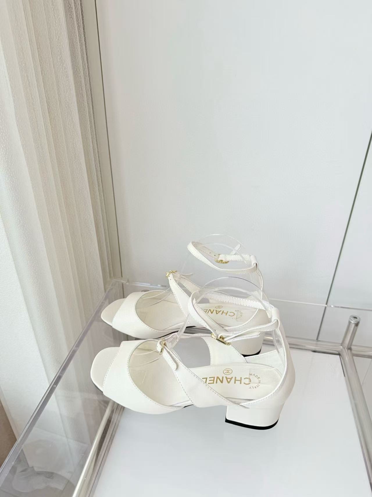 CHANE1 高級シープスキンハイヒールサンダル【50％割引+送料無料】