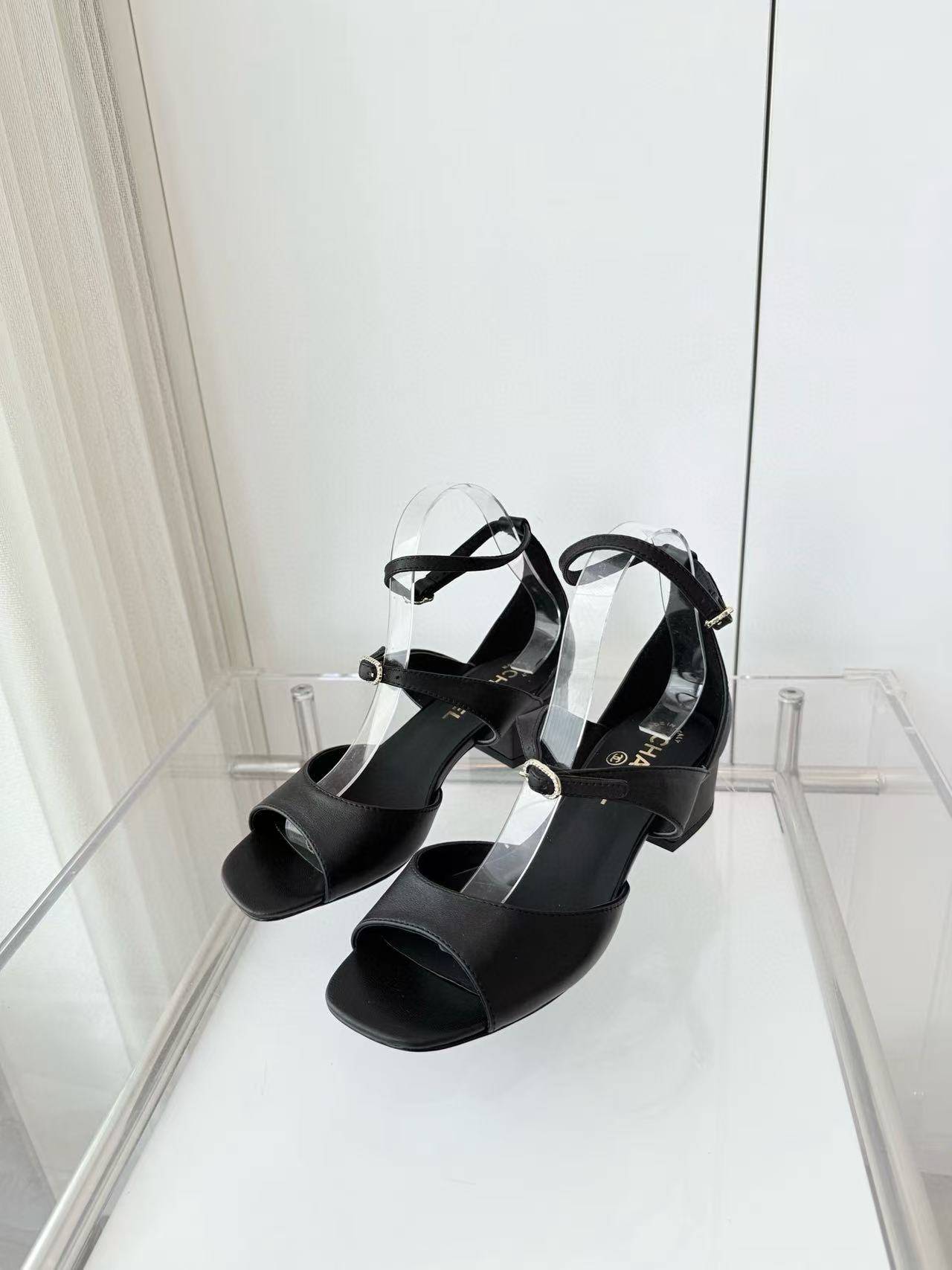 CHANE1 高級シープスキンハイヒールサンダル【50％割引+送料無料】