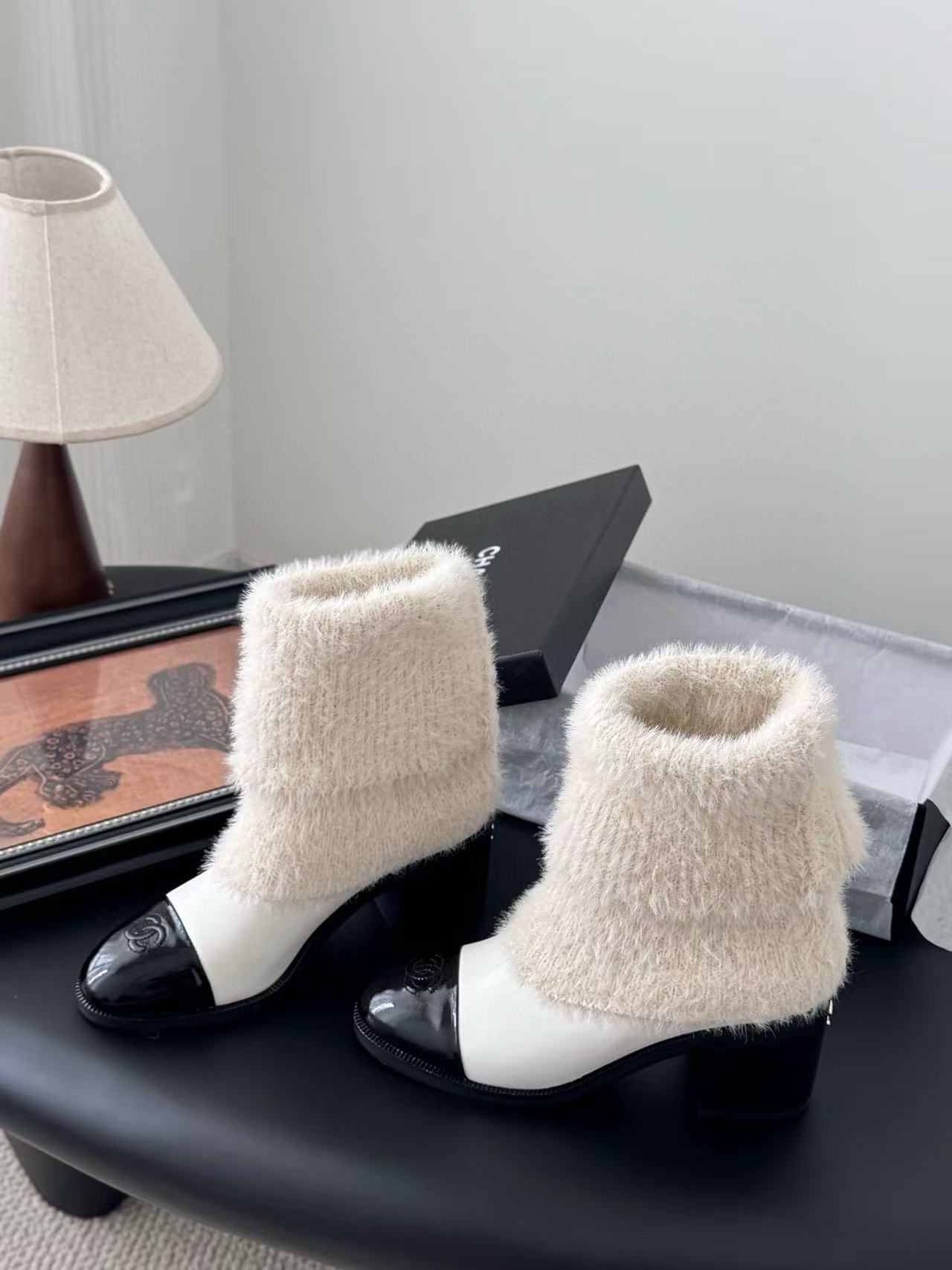CHANE1 高品質ミンクファー 秋冬ブーツ【50％割引+送料無料】
