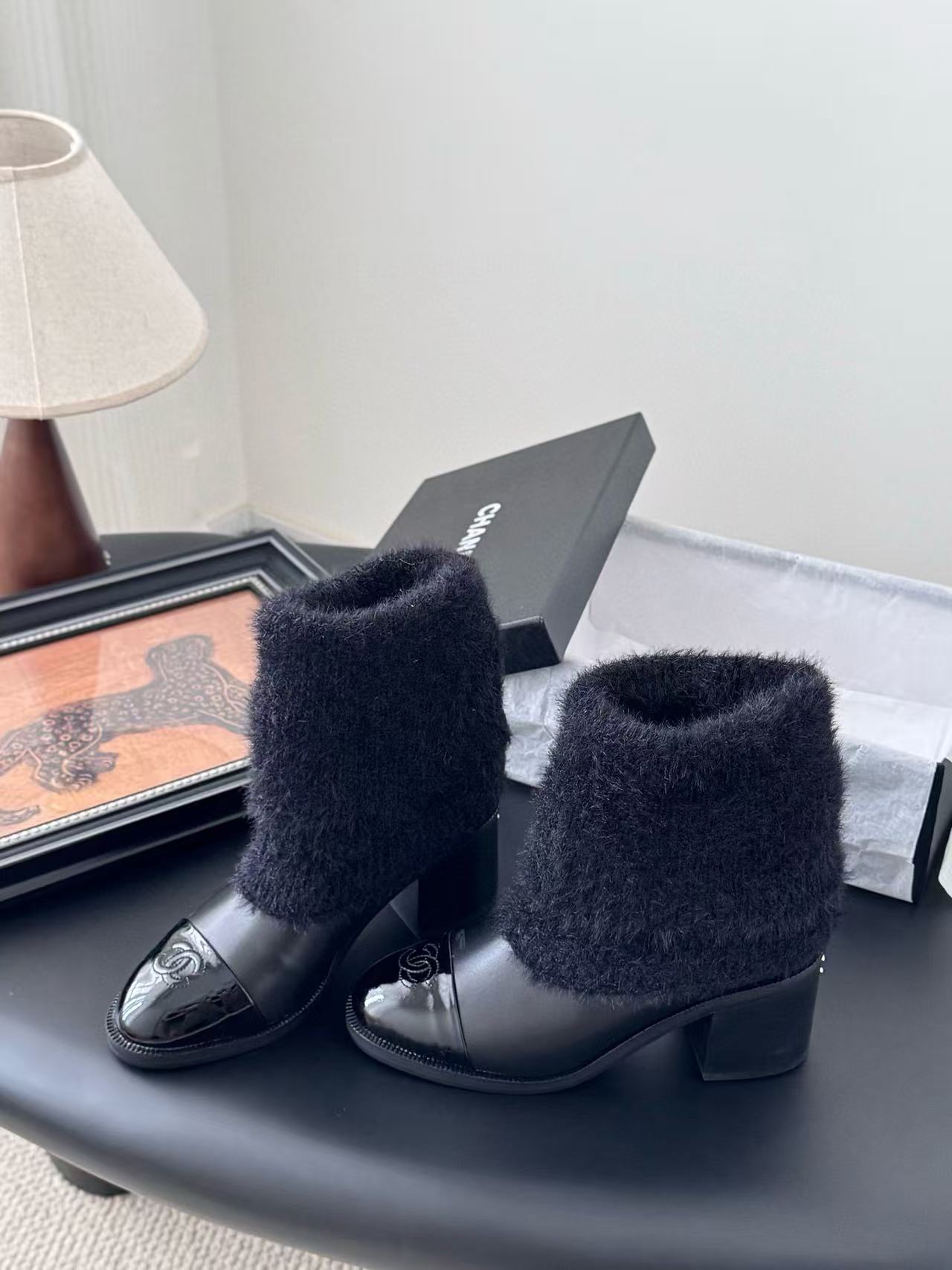 CHANE1 高品質ミンクファー 秋冬ブーツ【50％割引+送料無料】