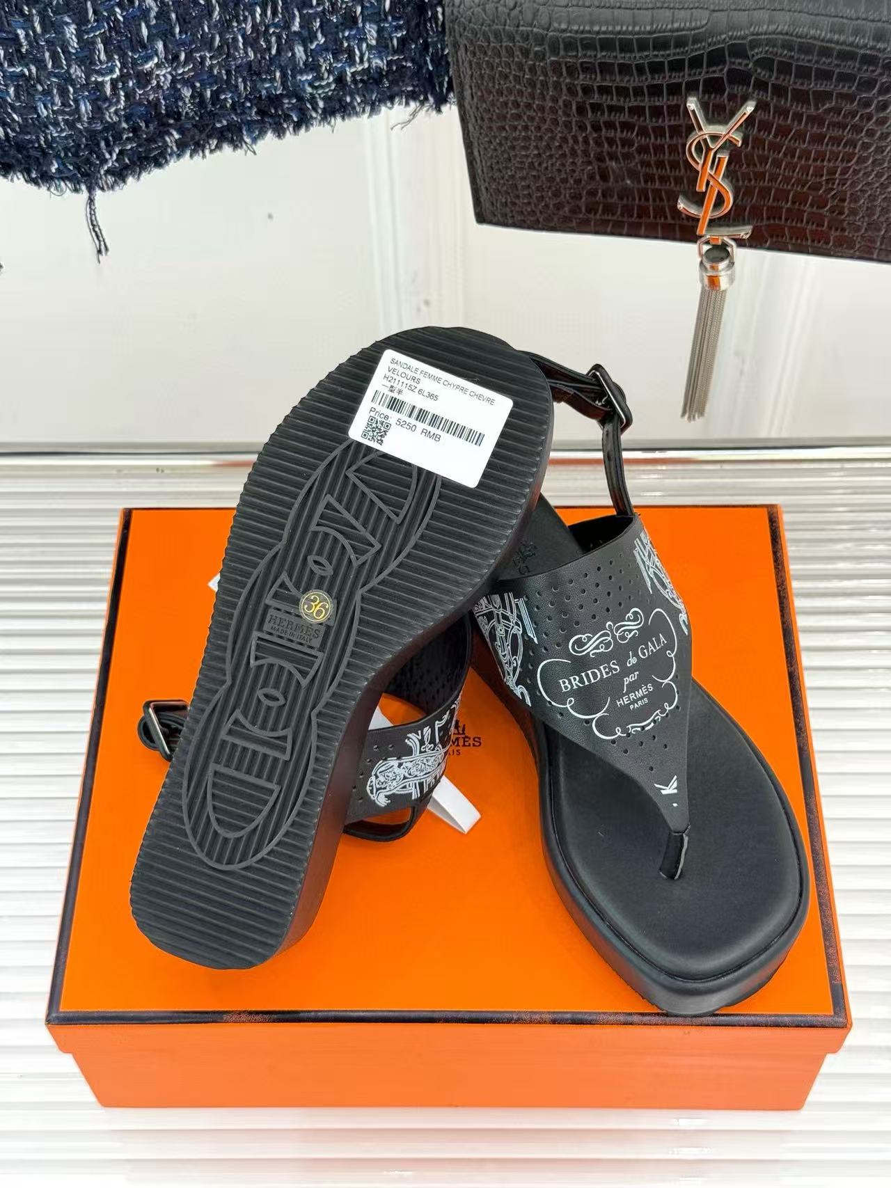 HERME5高品質プラットフォームサンダル【50％割引+送料無料】