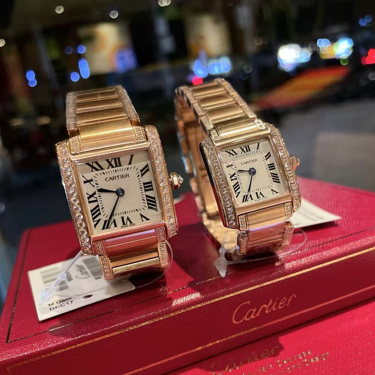 CART1ER スチールストラップ ダイヤモンド レディースウォッチ【50％割引+送料無料】