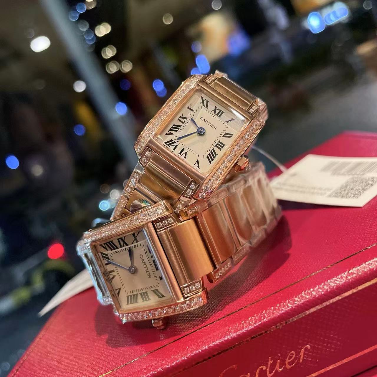 CART1ER スチールストラップ ダイヤモンド レディースウォッチ【50％割引+送料無料】