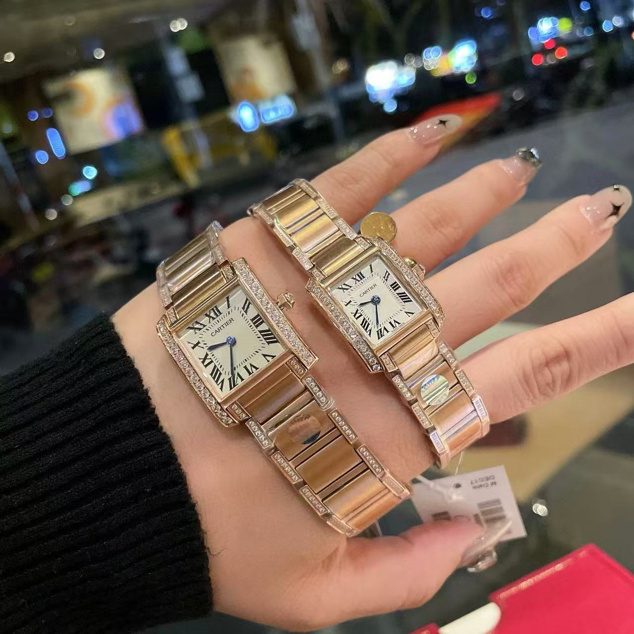 CART1ER スチールストラップ ダイヤモンド レディースウォッチ【50％割引+送料無料】