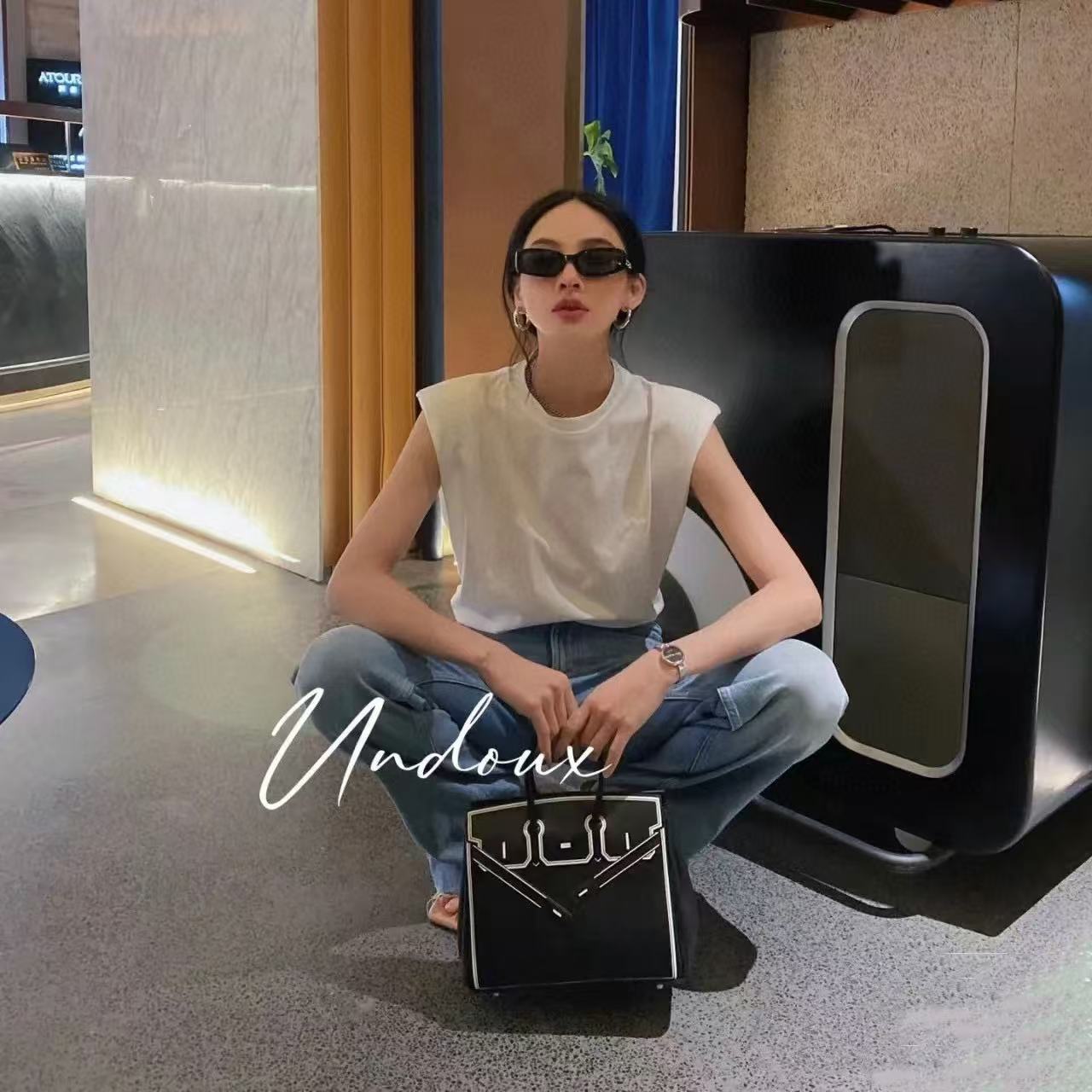 HERME5 高品質ペイントハンドバッグ【50％割引+送料無料】