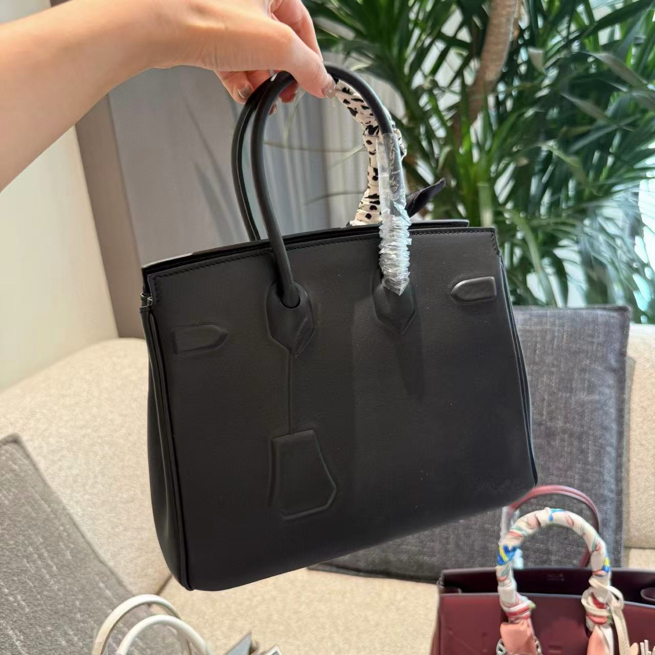 HERME5 高品質ペイントハンドバッグ【50％割引+送料無料】