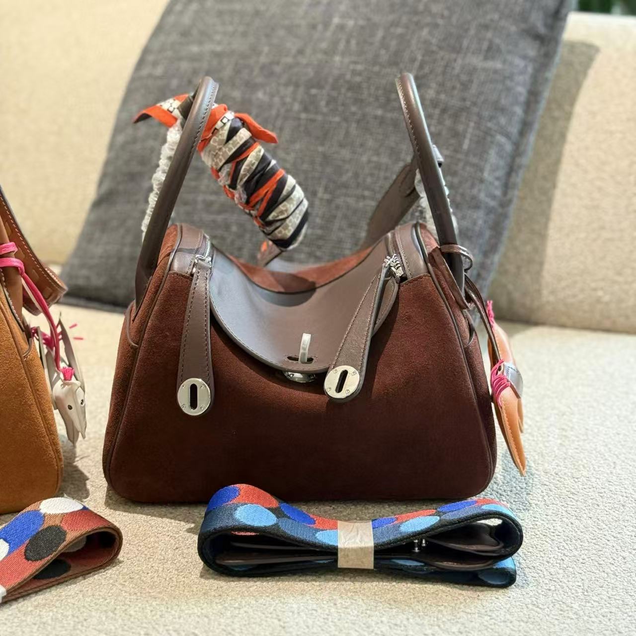 HERME5 高品質リンディショルダーハンドバッグ【50％割引+送料無料】