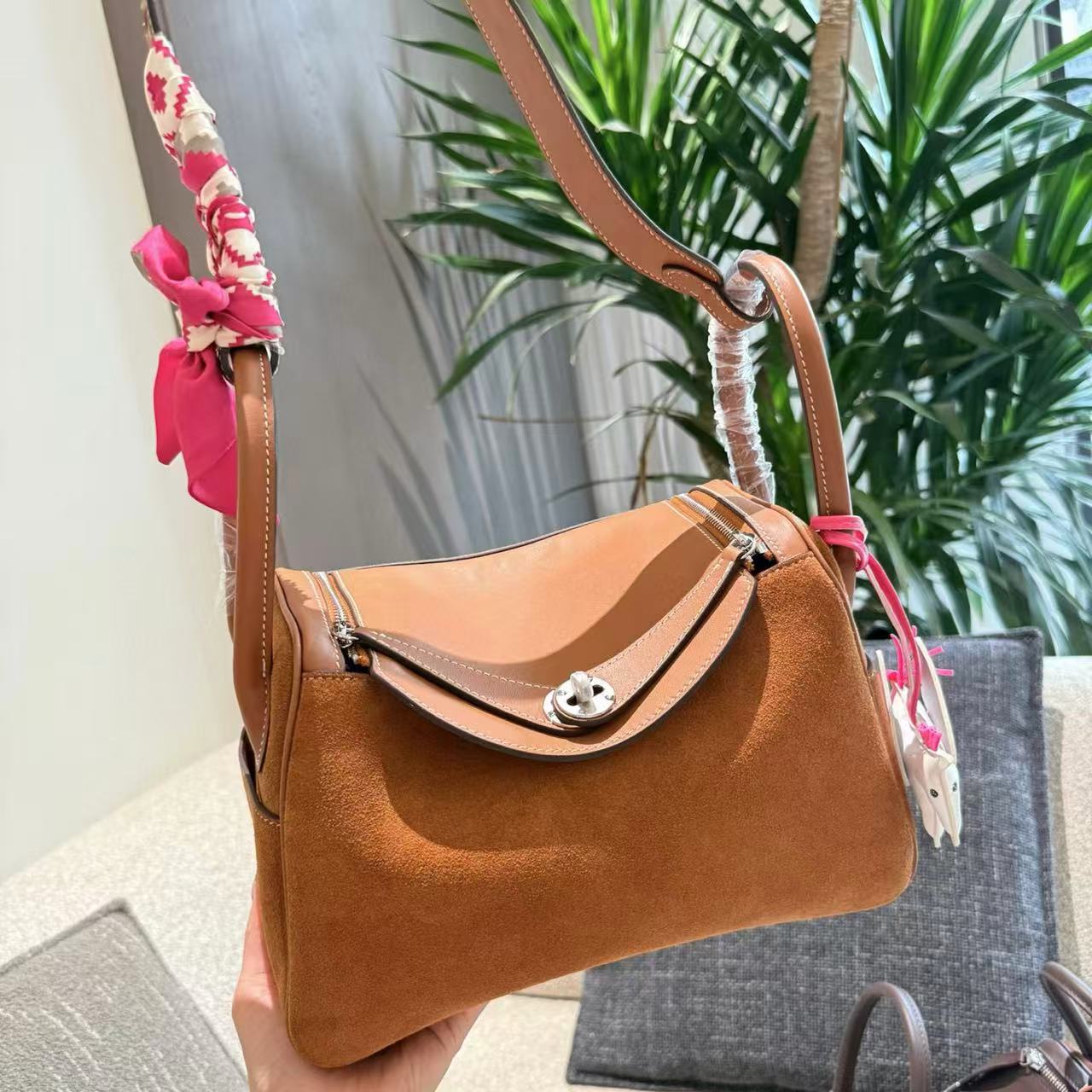 HERME5 高品質リンディショルダーハンドバッグ【50％割引+送料無料】