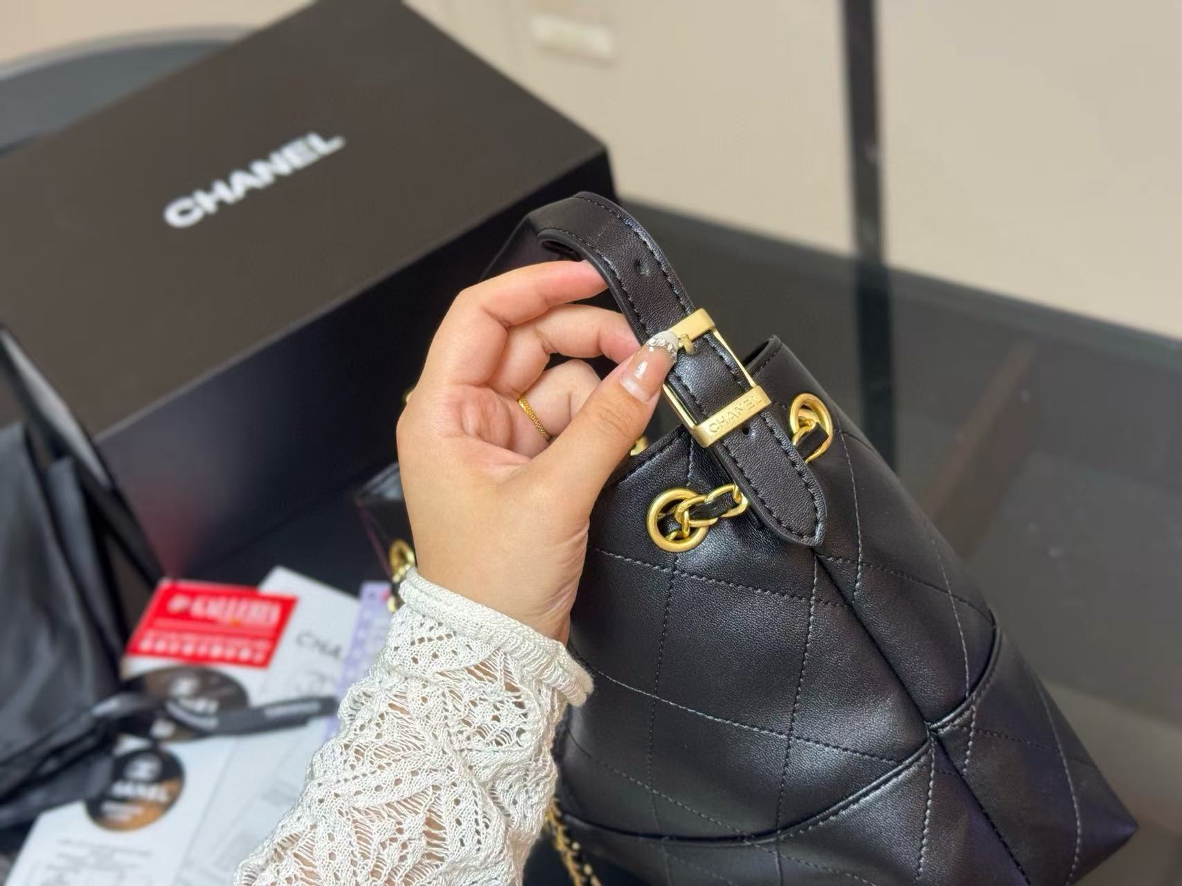 CHANE1 チェーンショッピングバッグ【50％割引+送料無料】